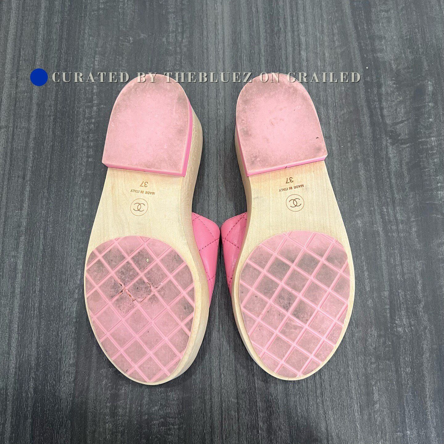 Chanel Chanel Pink High-Heel Slippers Size US 6 / IT 36 - 4 Thumbnail