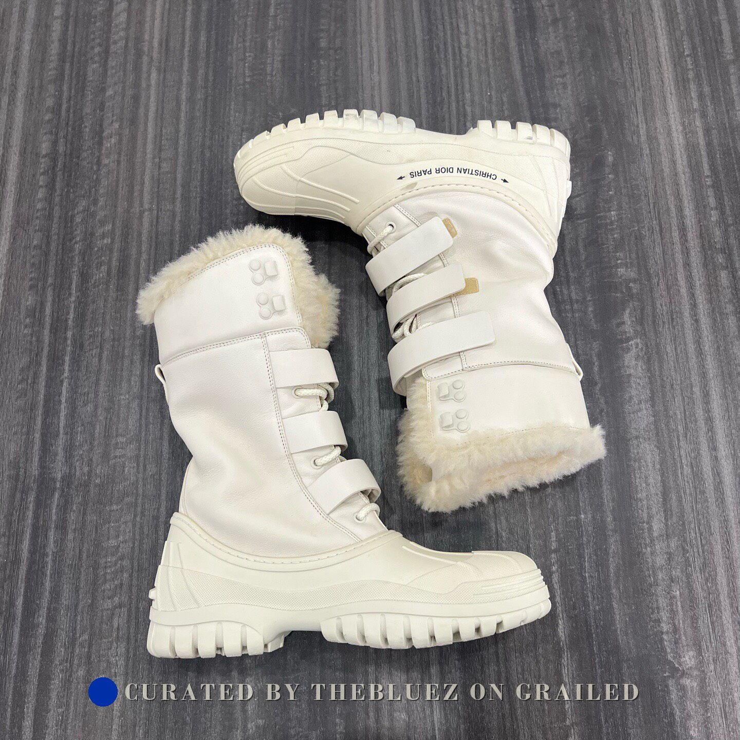 Dior Dior White Mid-Calf Snow Boots Size US 7.5 / IT 37.5 - 5 Thumbnail
