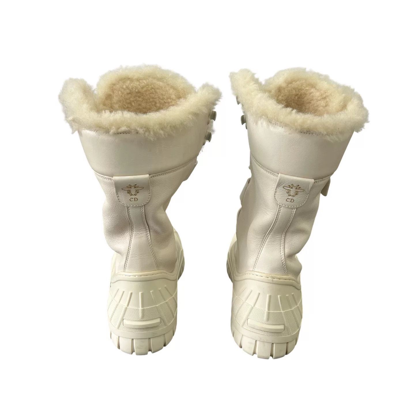 Dior Dior White Mid-Calf Snow Boots Size US 7.5 / IT 37.5 - 4 Thumbnail