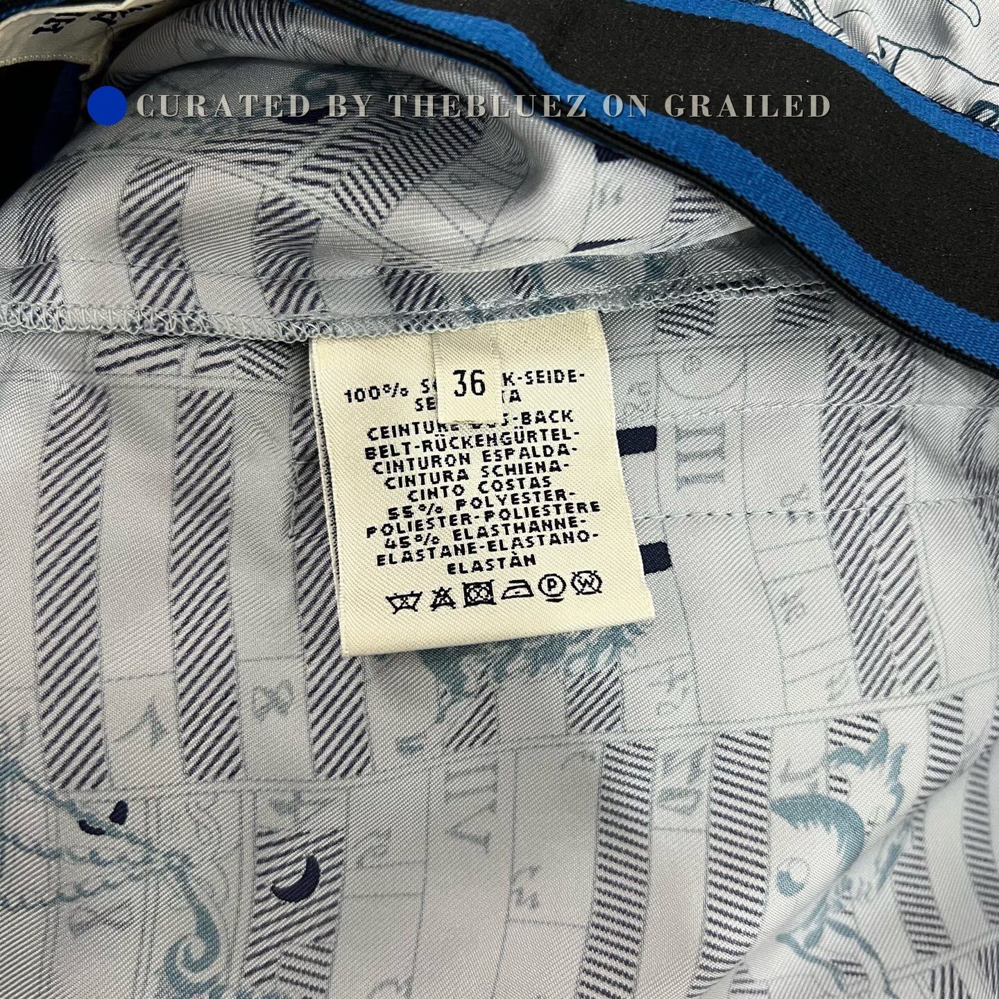 Hermes Hermes Constellation Compass Silk Blouse Size XS / US 0-2 / IT 36-38 - 5 Thumbnail