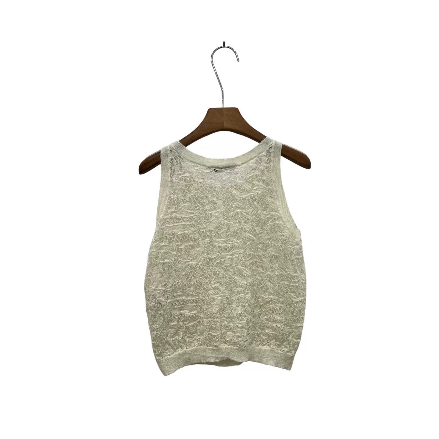 Dior Dior Cream Lace Tank Top Size S / US 4 / IT 40 - 3 Thumbnail