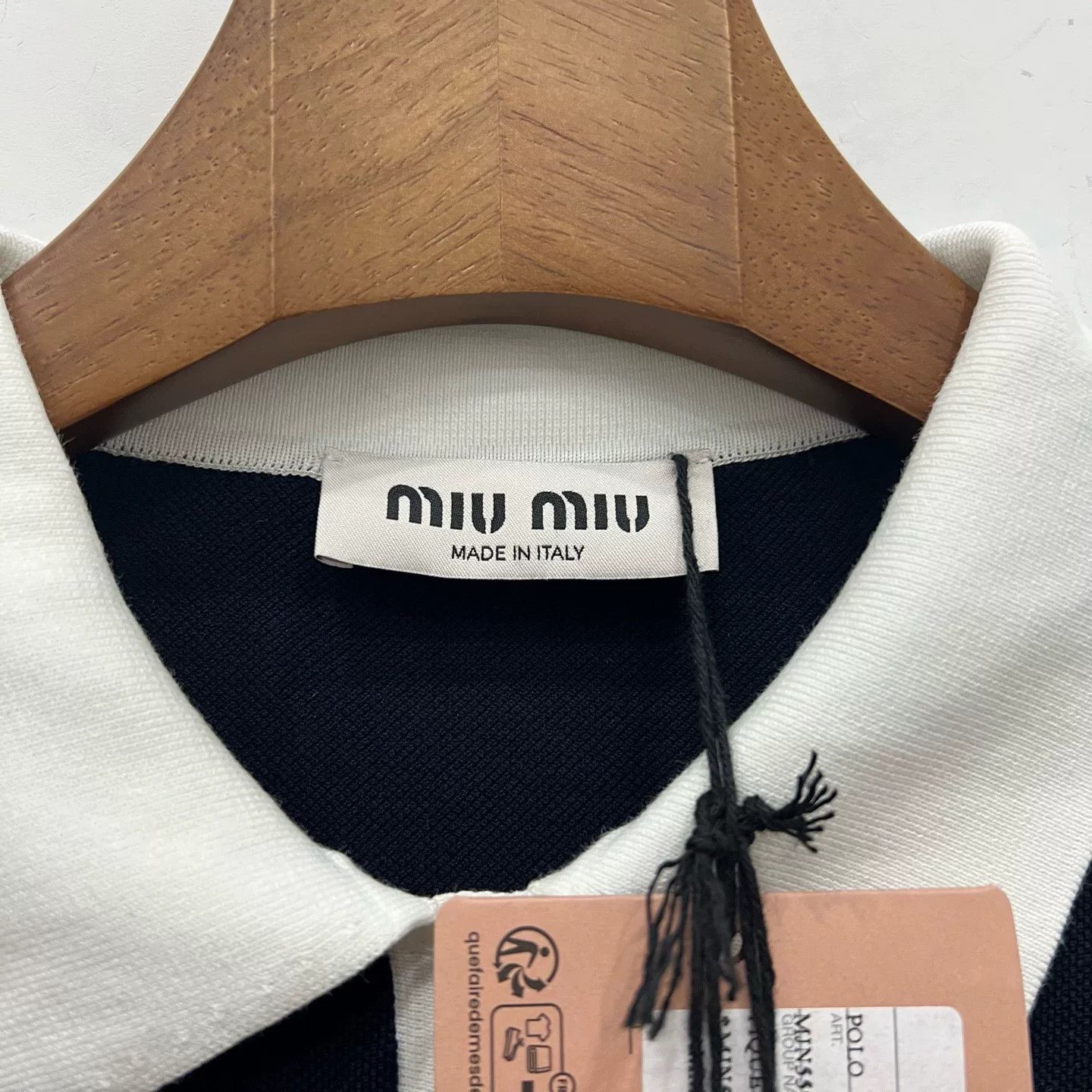 Miu Miu Miumiu Navy Knit Short-Sleeve Top M Size M / US 6-8 / IT 42-44 - 4 Thumbnail