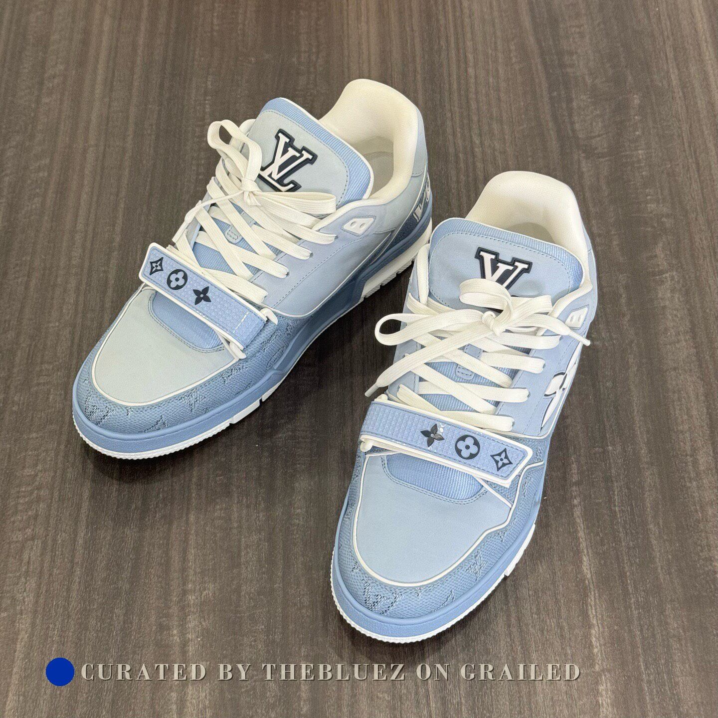 Louis Vuitton Louis Vuitton New Trainer Blue Size US 9.5 / EU 42-43 - 2 Thumbnail