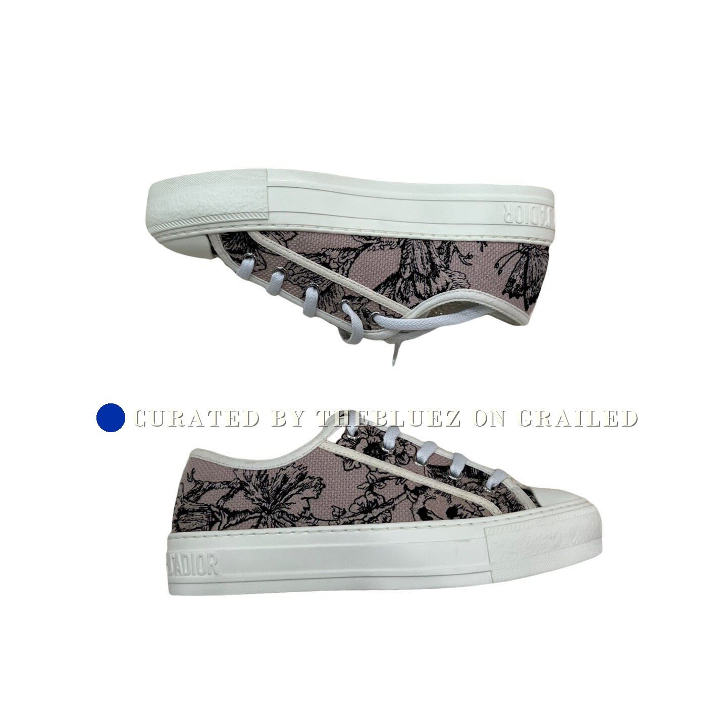 Dior Dior Walk In Embroidery Sneakers Size US 4.5 / IT 34.5 - 2 Thumbnail
