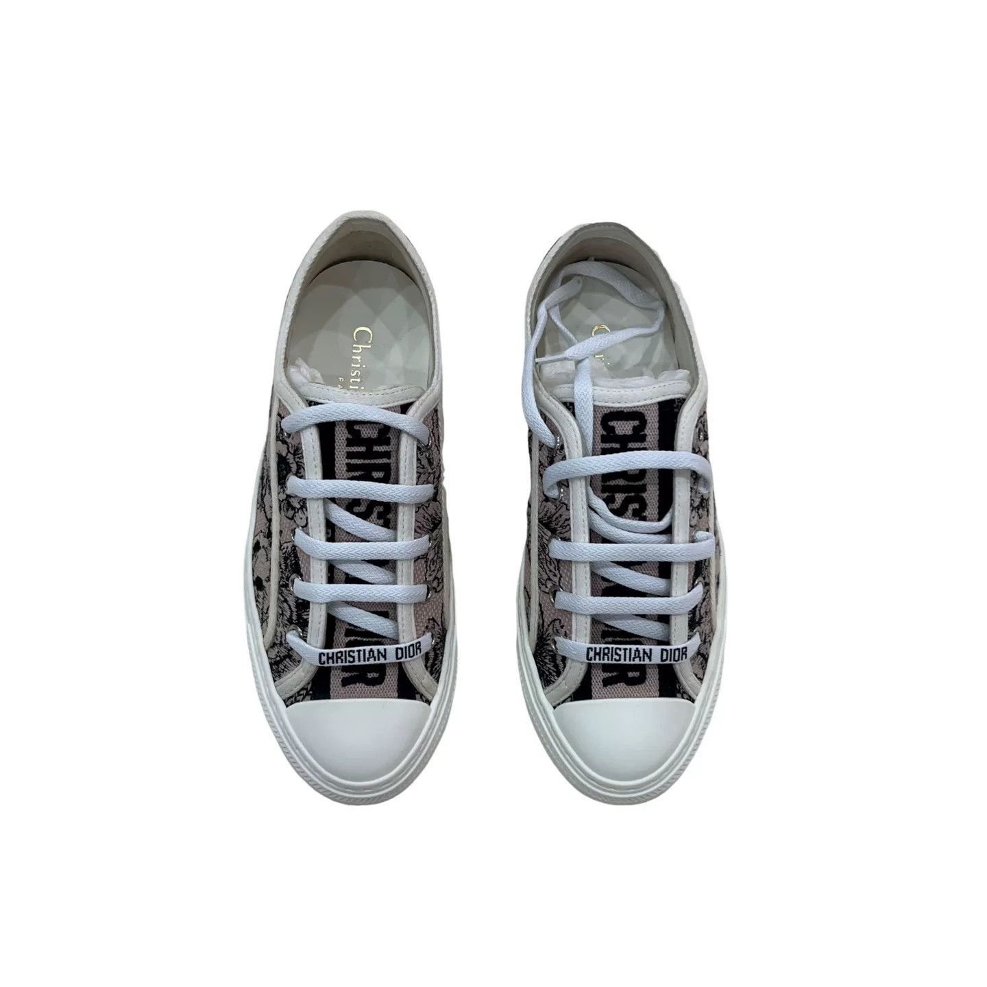 Dior Dior Walk In Embroidery Sneakers Size US 4.5 / IT 34.5 - 4 Thumbnail