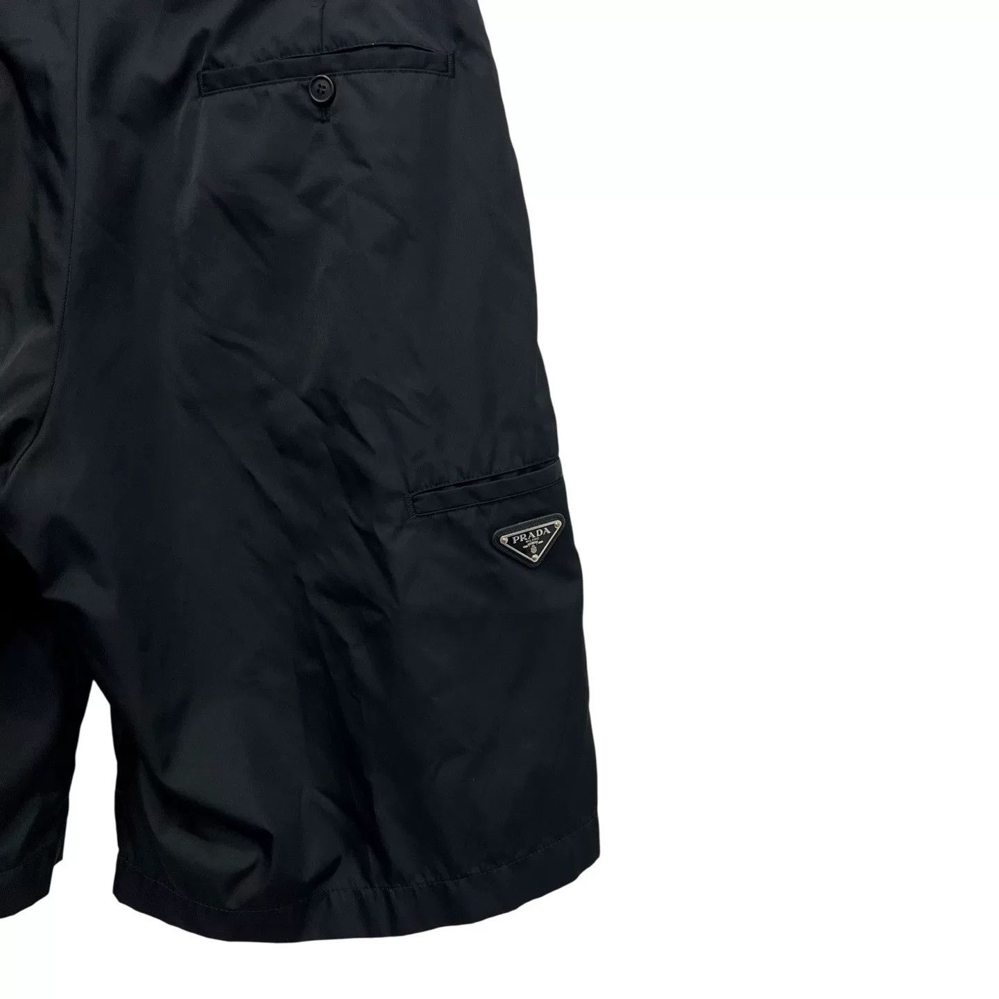 Prada Prada Iron Plate Triangle Logo Shorts Size US 30 / EU 46 - 3 Thumbnail