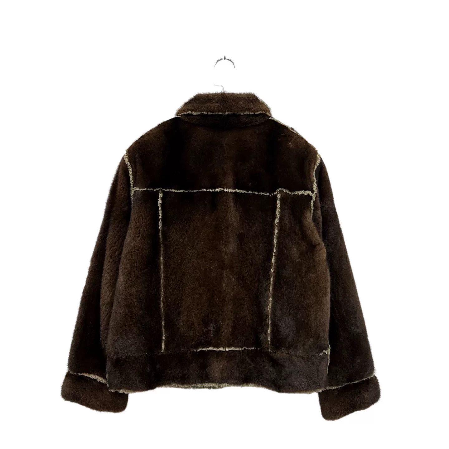 Miu Miu Miumiu Brown Logo Fur Coat Size S / US 4 / IT 40 - 3 Thumbnail