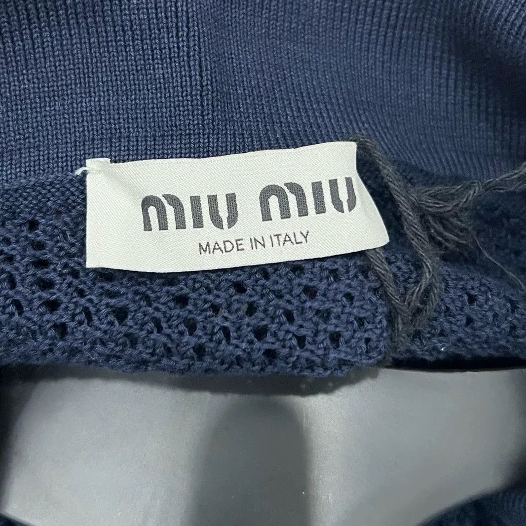 Miu Miu Miumiu Knit Ruffle Dress Size S / US 4 / IT 40 - 4 Thumbnail