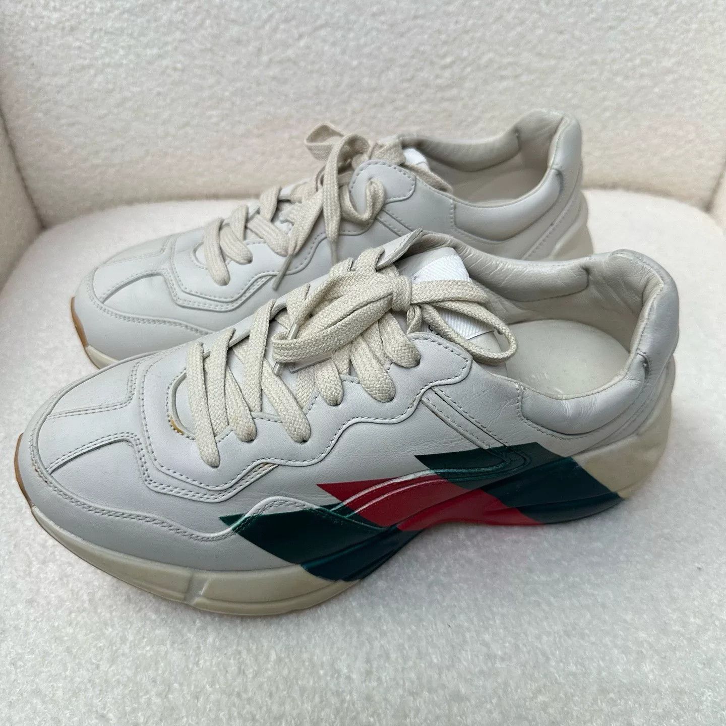 Gucci Gucci Rhyton Striped Dad Shoes Size US 6 / EU 39 - 2 Thumbnail