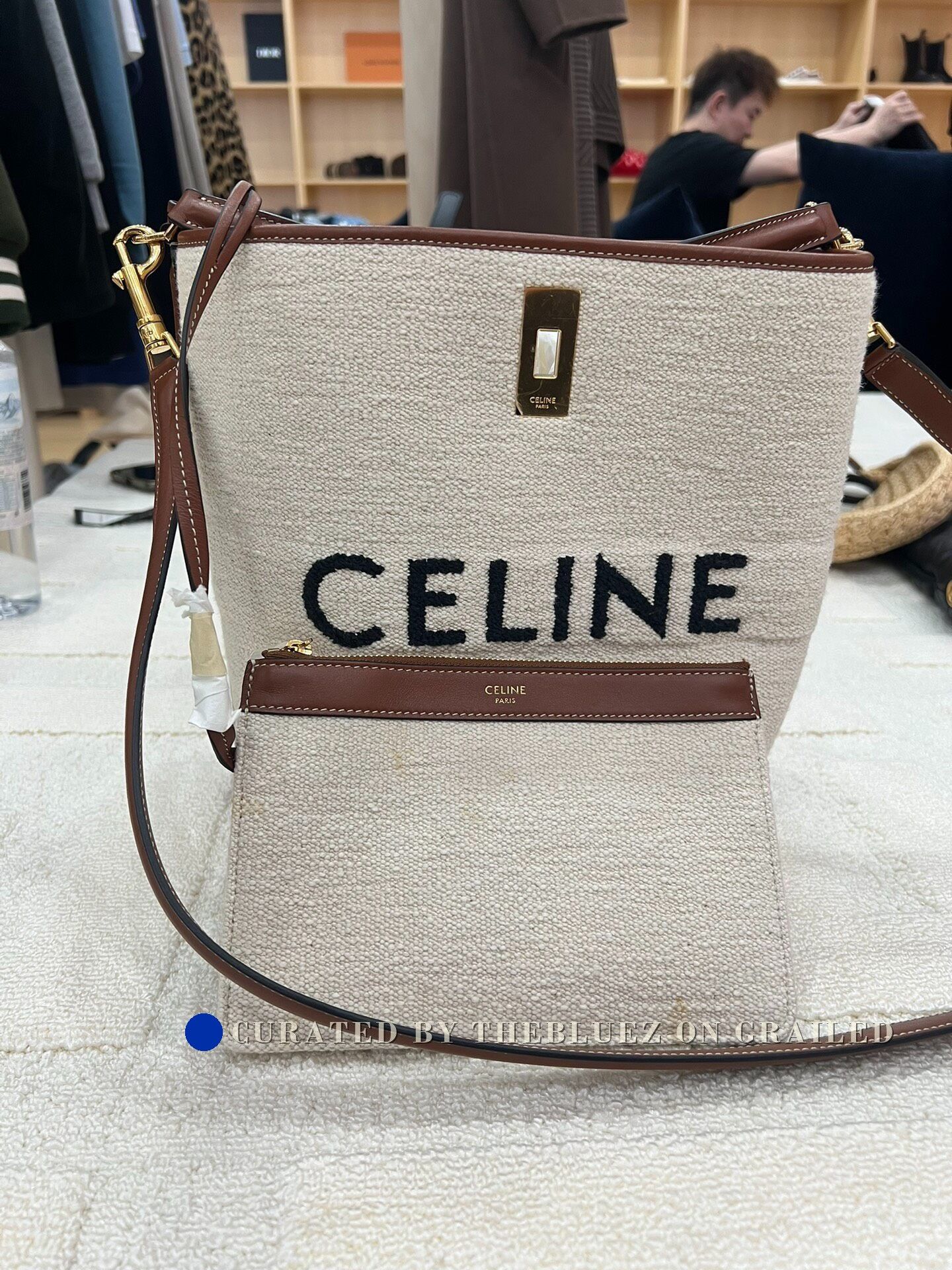 Celine CELINE Bucket Logo Detachable Strap Bag Size ONE SIZE - 2 Thumbnail