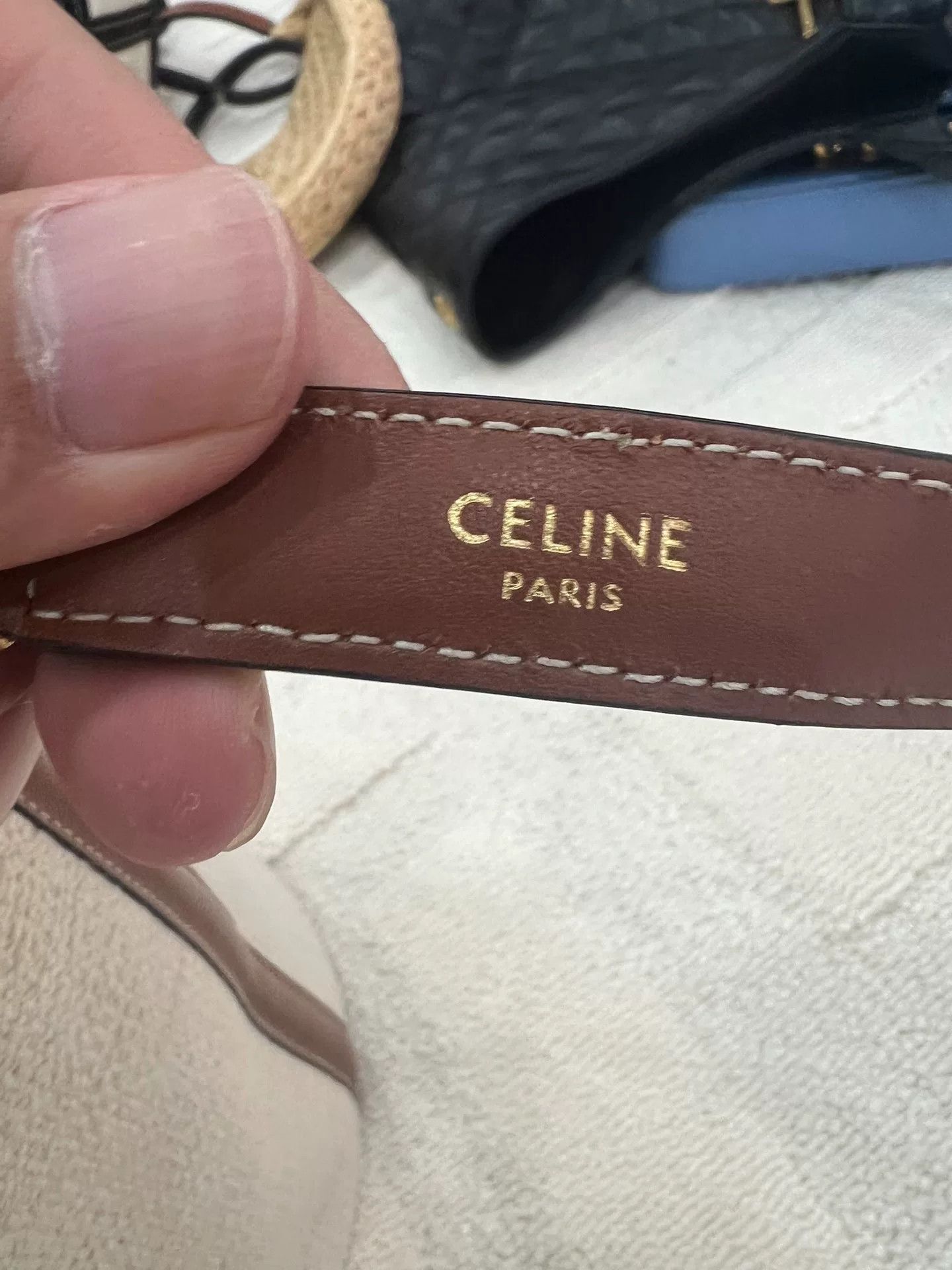 Celine CELINE Bucket Logo Detachable Strap Bag Size ONE SIZE - 4 Thumbnail