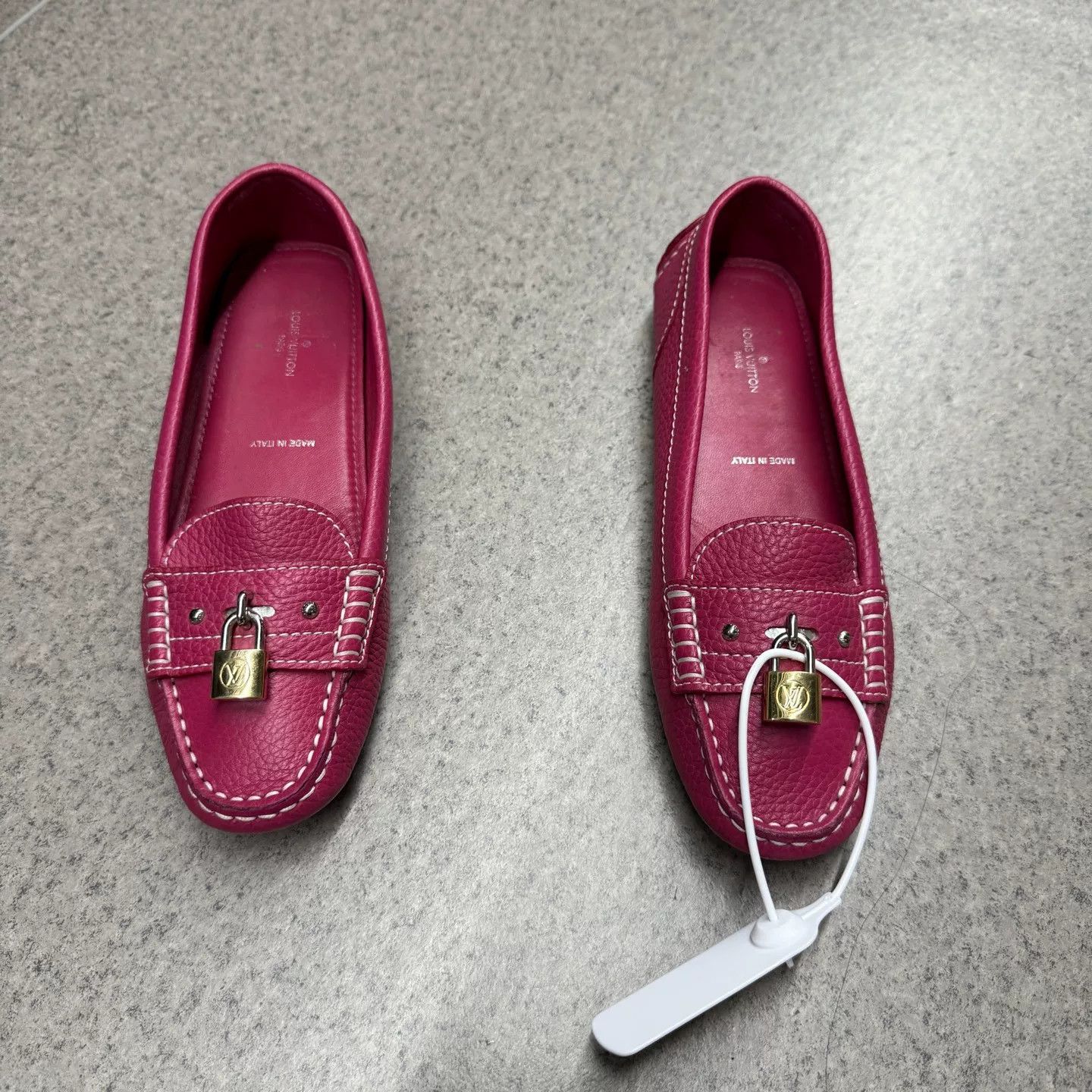 Louis Vuitton Louis Vuitton Pink Lock Loafers Size US 5.5 / IT 35.5 - 8 Thumbnail