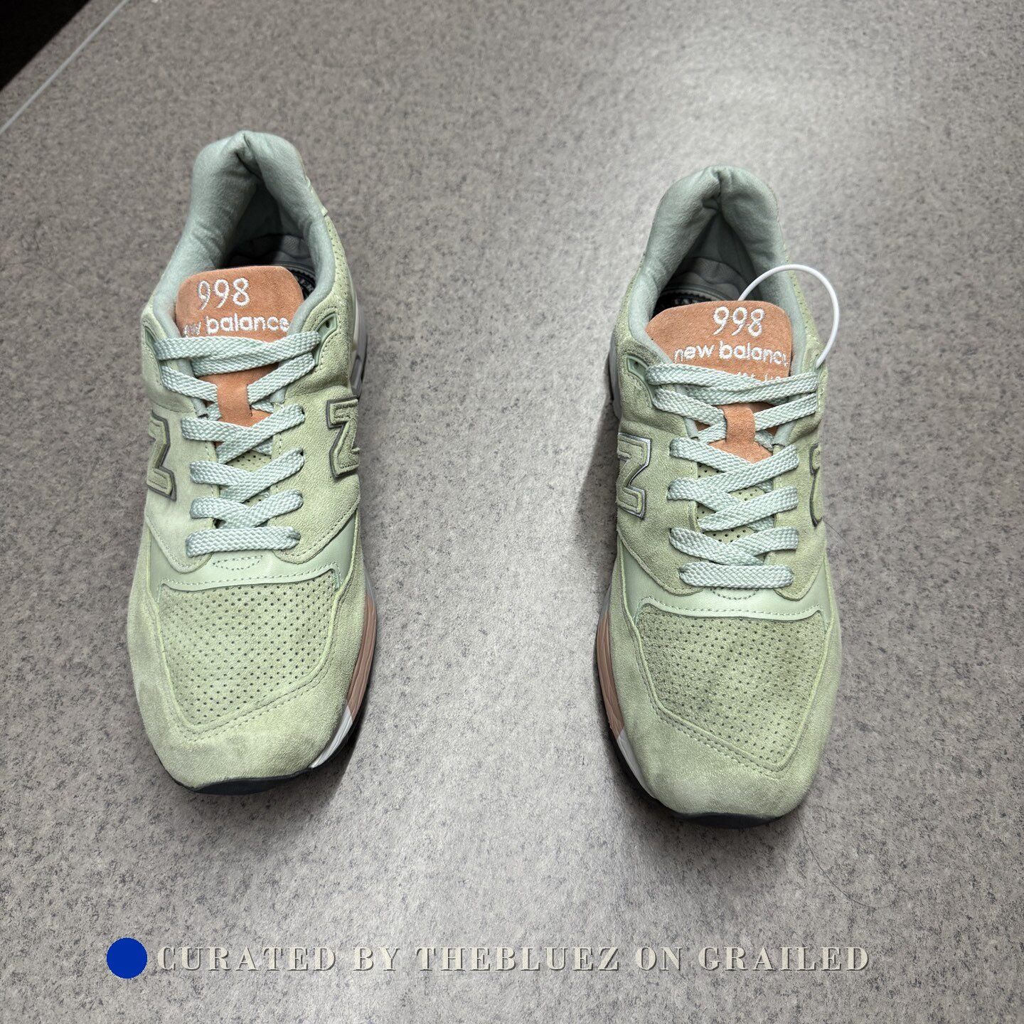 New Balance NB998 Concepts X Tannery Green Size US 12.5 / EU 45-46 - 8 Thumbnail