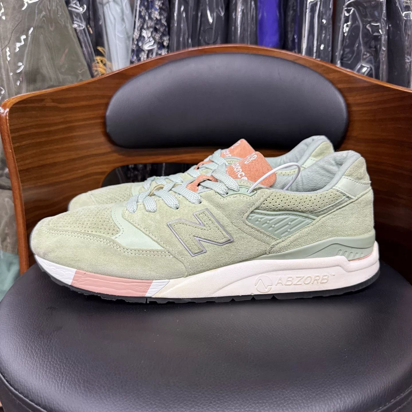 New Balance NB998 Concepts X Tannery Green Size US 12.5 / EU 45-46 - 6 Thumbnail