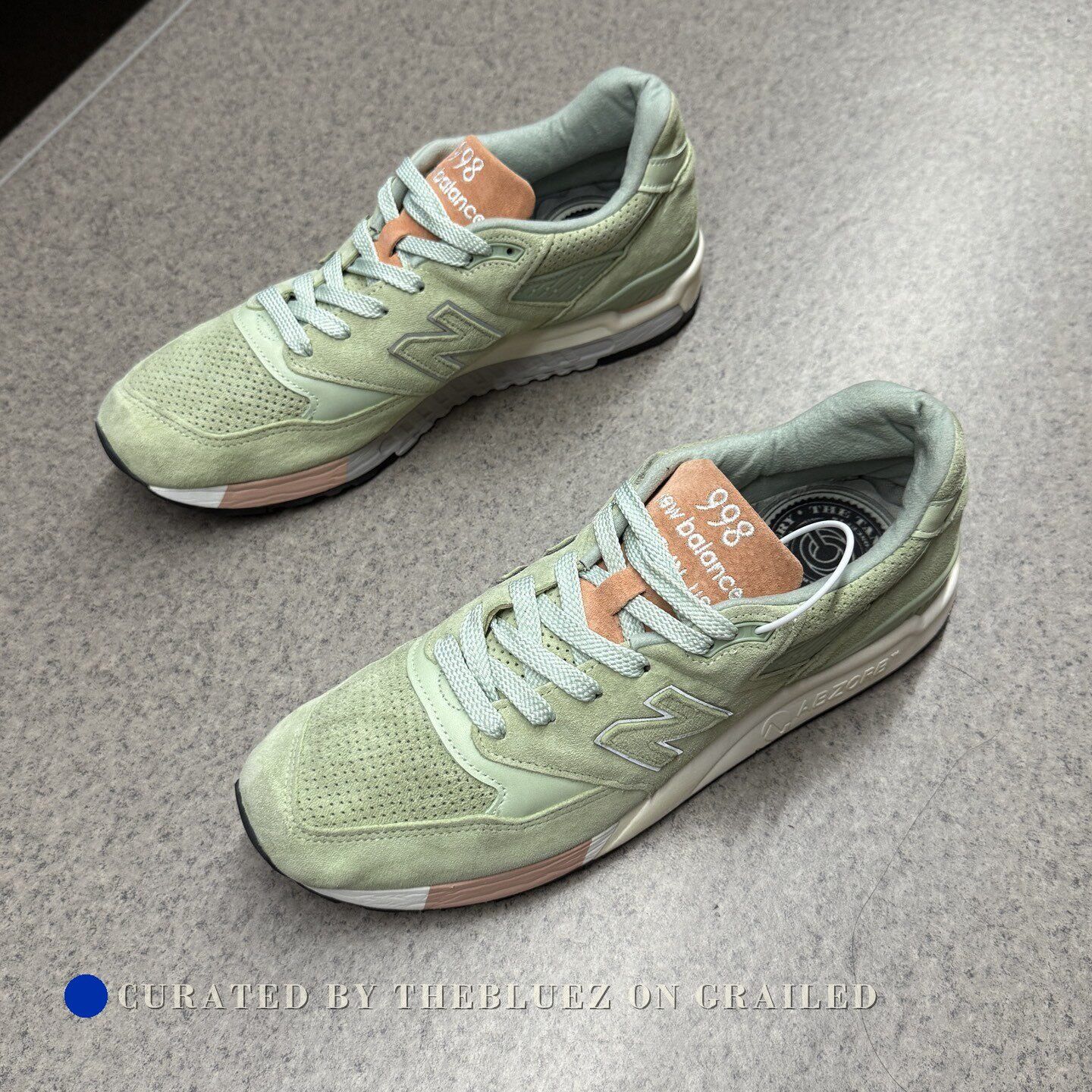 New Balance NB998 Concepts X Tannery Green Size US 12.5 / EU 45-46 - 5 Thumbnail