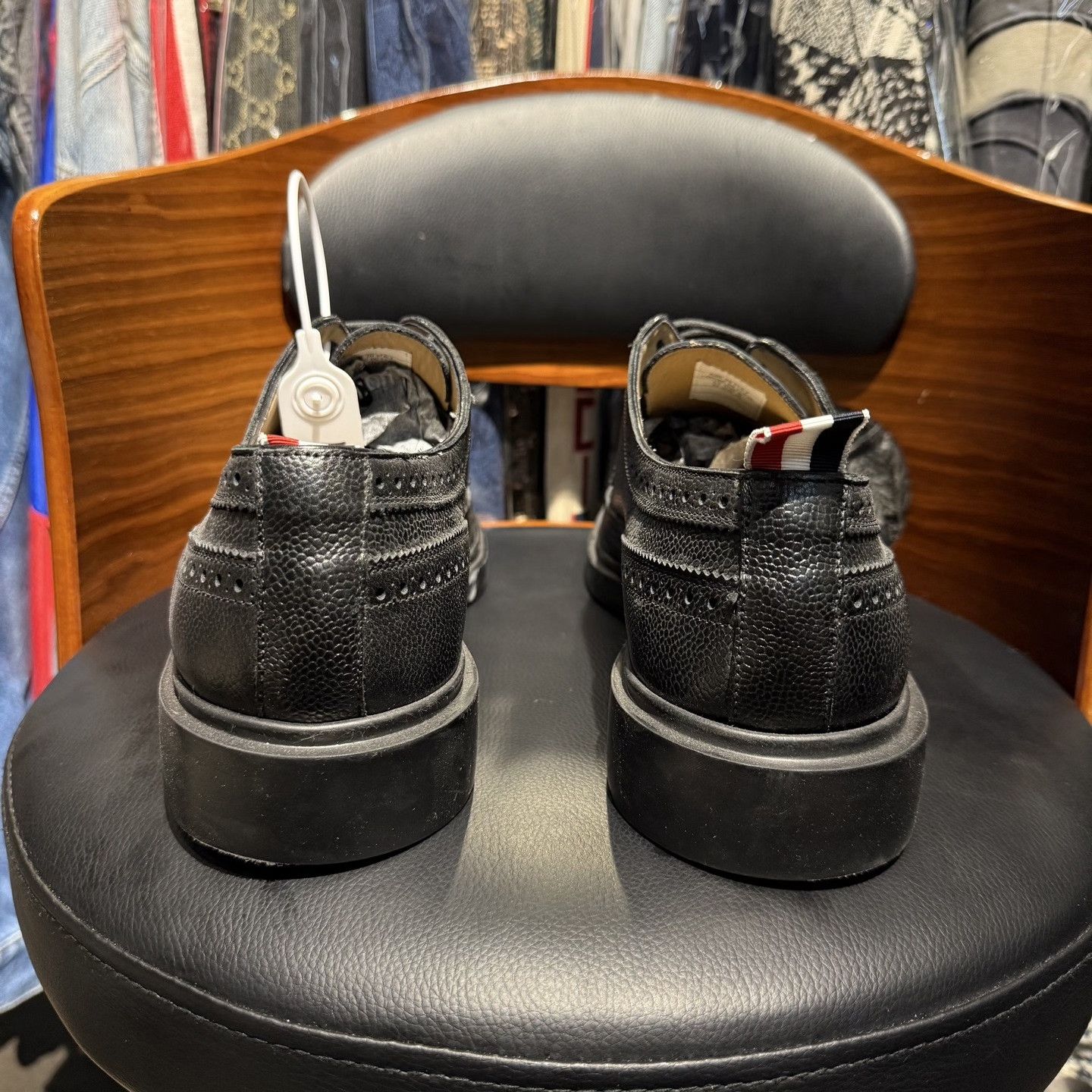 Thom Browne Thom Browne TB Classic Stripe Leather Shoes Size US 11 / EU 44 - 3 Thumbnail