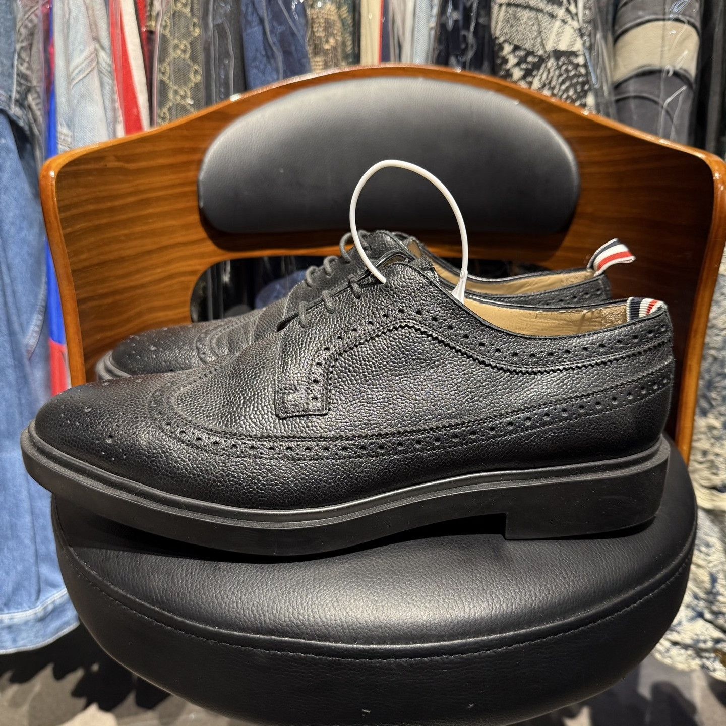 Thom Browne Thom Browne TB Classic Stripe Leather Shoes Size US 11 / EU 44 - 6 Thumbnail