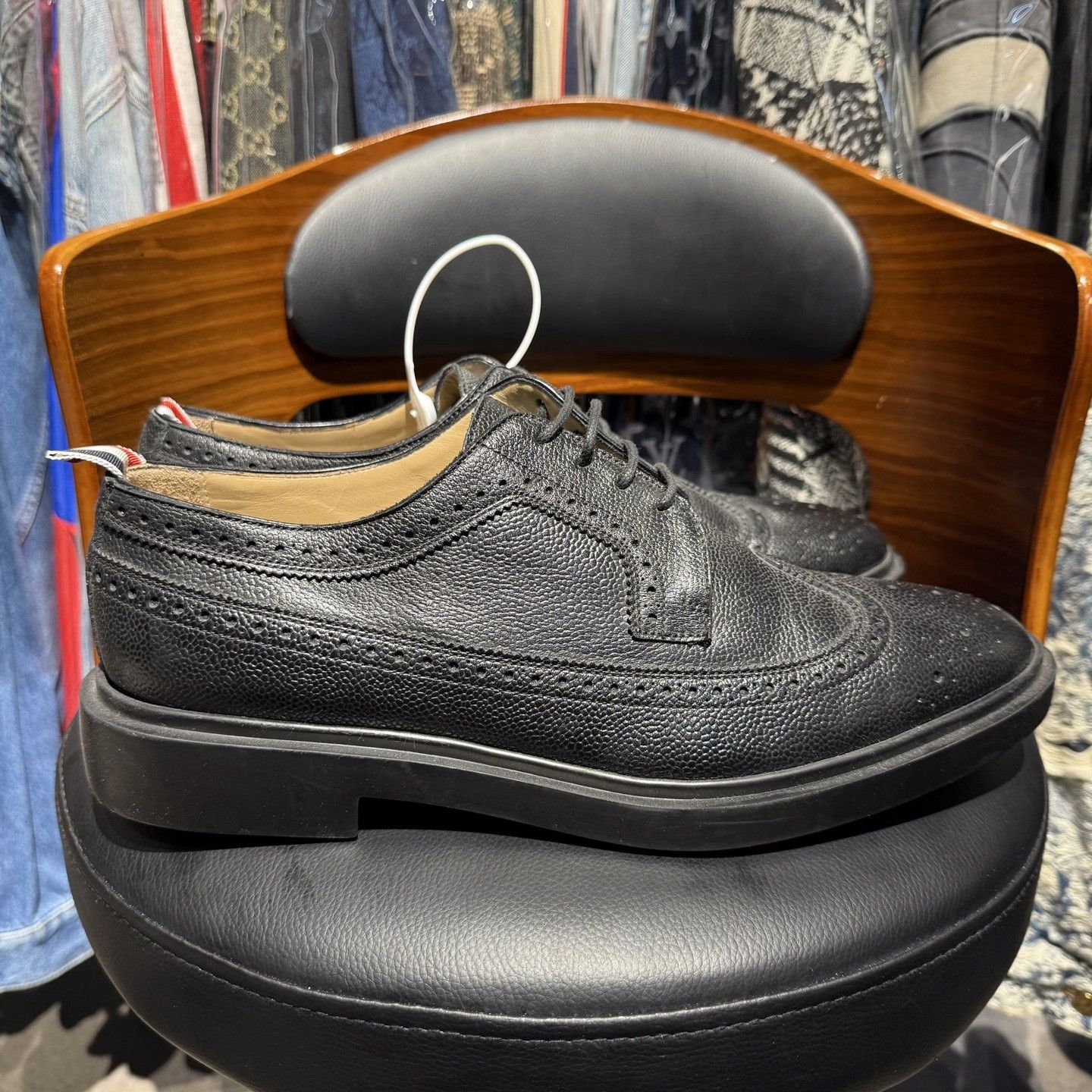 Thom Browne Thom Browne TB Classic Stripe Leather Shoes Size US 11 / EU 44 - 4 Thumbnail