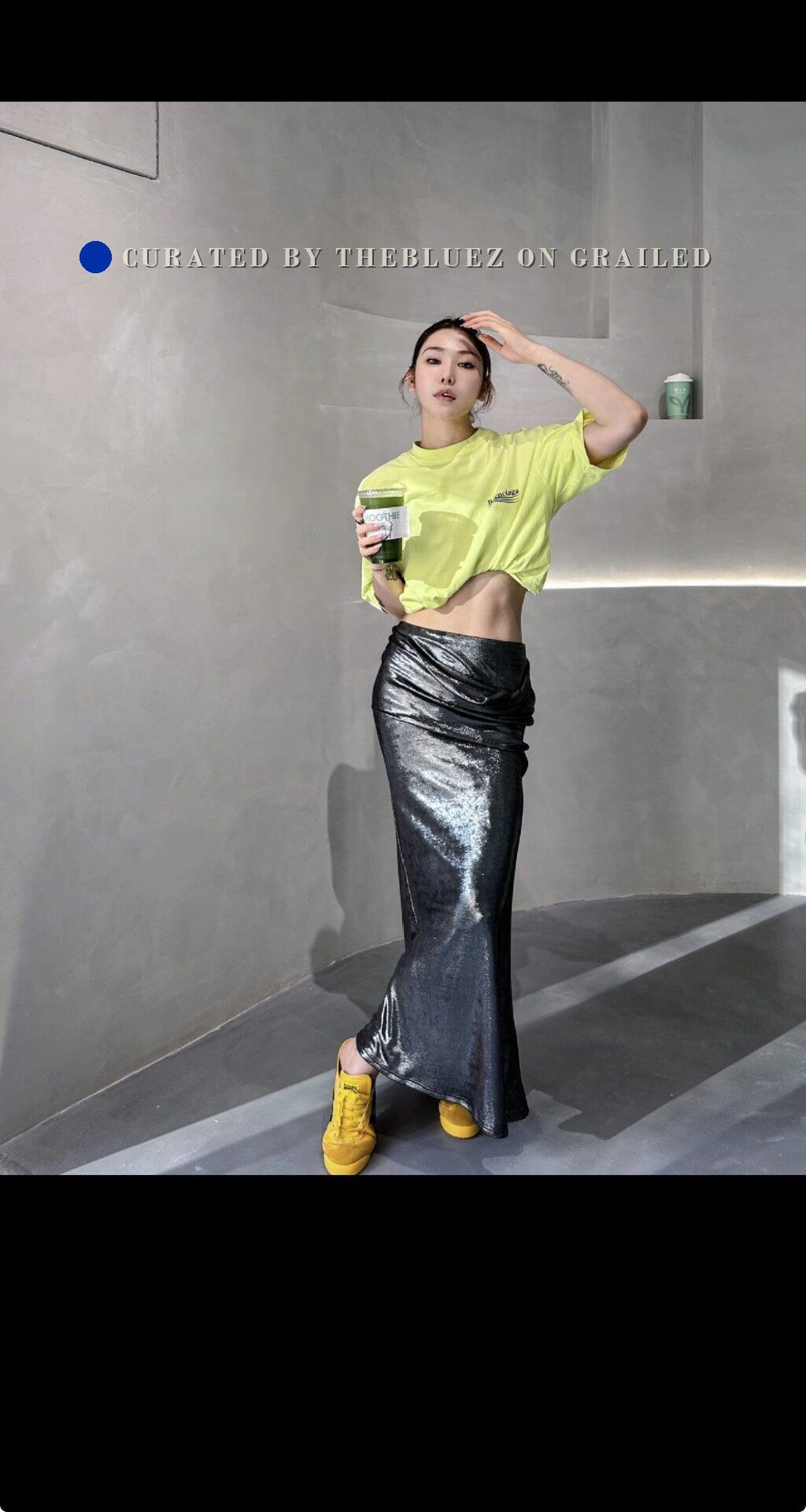 Balenciaga Balenciaga Fluorescent Yellow Cola T-Shirt Size XXS / US 00 / IT 34 - 9 Thumbnail