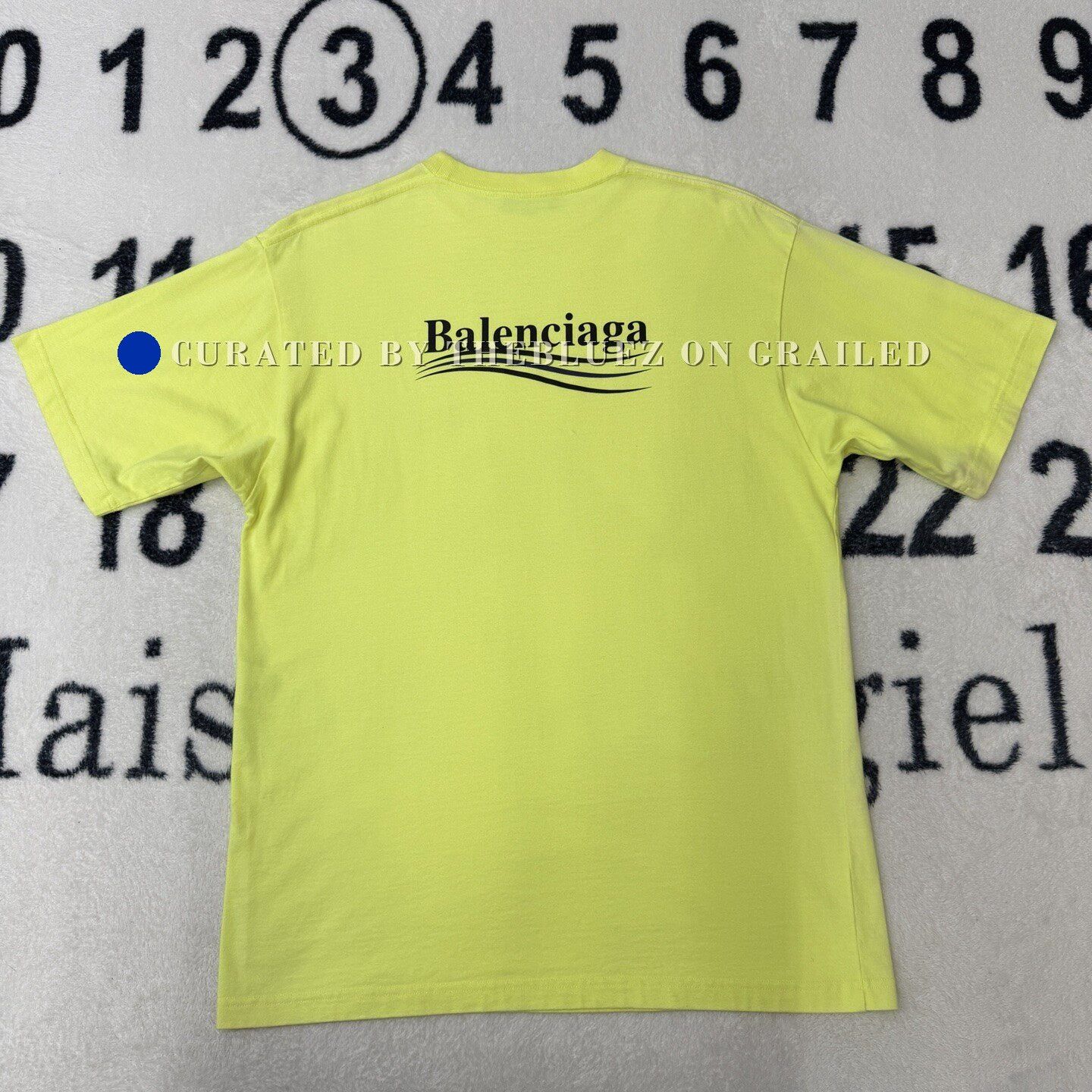 Balenciaga Balenciaga Fluorescent Yellow Cola T-Shirt Size XXS / US 00 / IT 34 - 3 Thumbnail