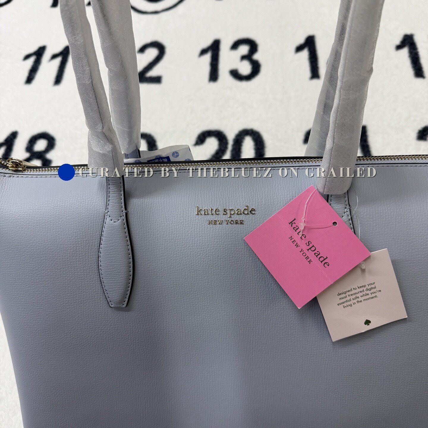 Kate Spade Kate Spade Blue Large Tote Size ONE SIZE - 2 Thumbnail