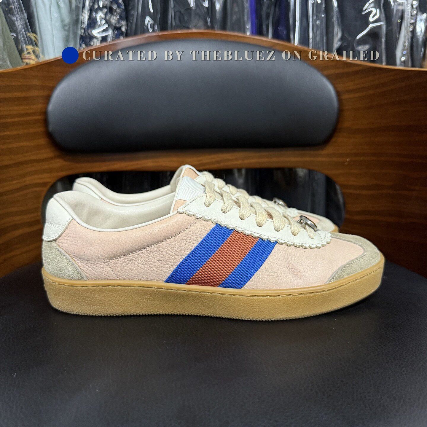 Gucci Gucci G74 Web Training Shoes Size US 4.5 / IT 34.5 - 4 Thumbnail