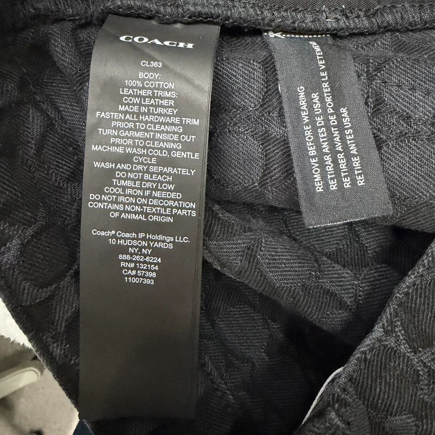 Coach Coach Black Monogram Print Pants Size US 34 / EU 50 - 3 Thumbnail