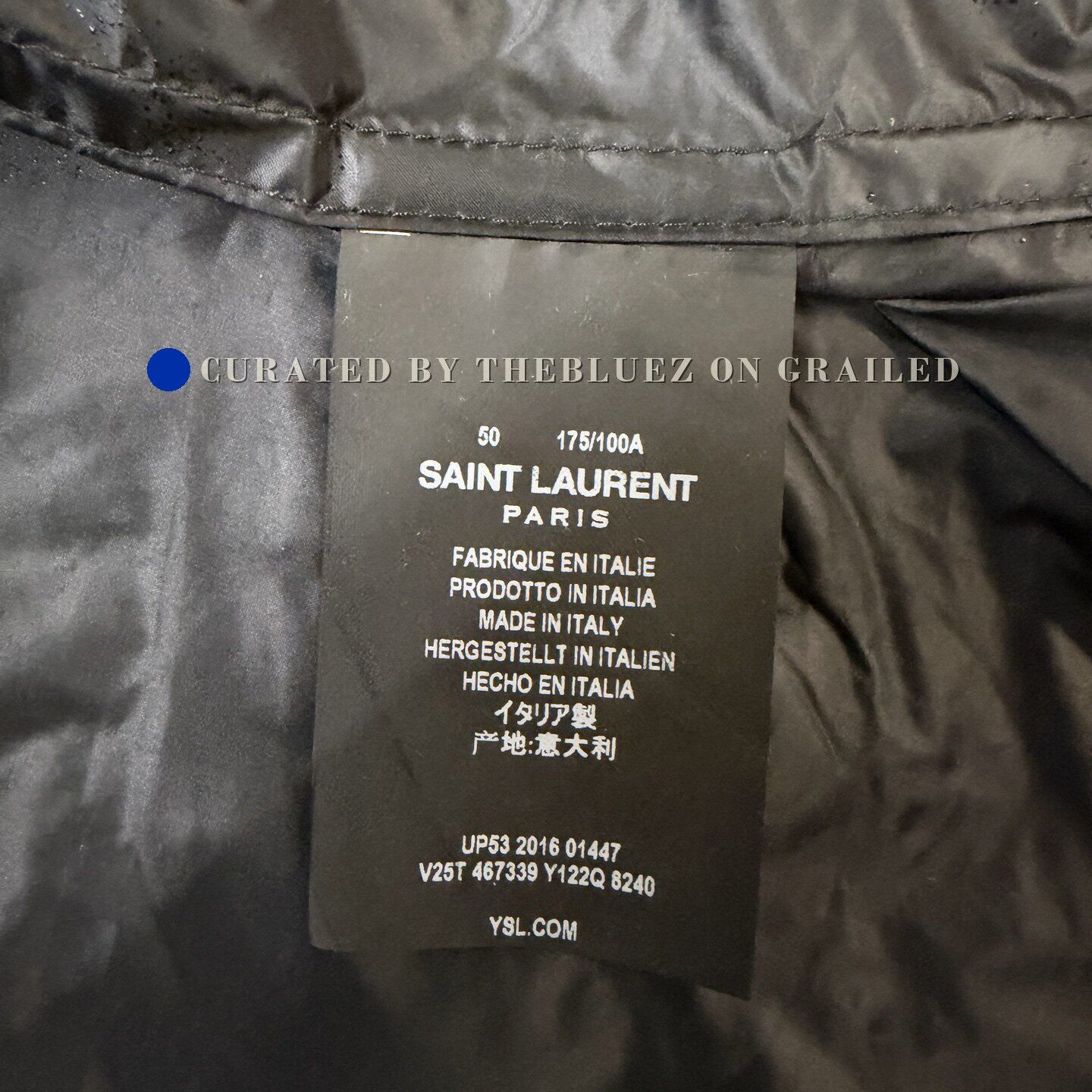 Saint Laurent Paris Saint Laurent Gold Half-Zip Jacket Size US M / EU 48-50 / 2 - 4 Thumbnail