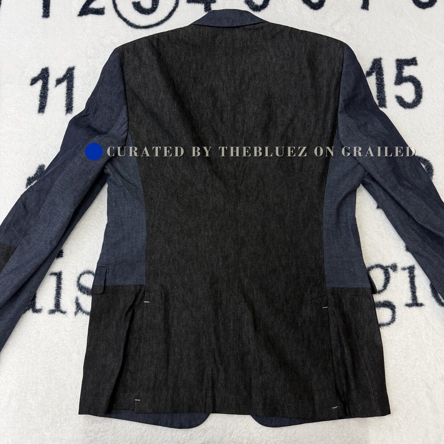 Valentino VALENTINO Black Blue Two-Tone Suit Size US M / EU 48-50 / 2 - 3 Thumbnail