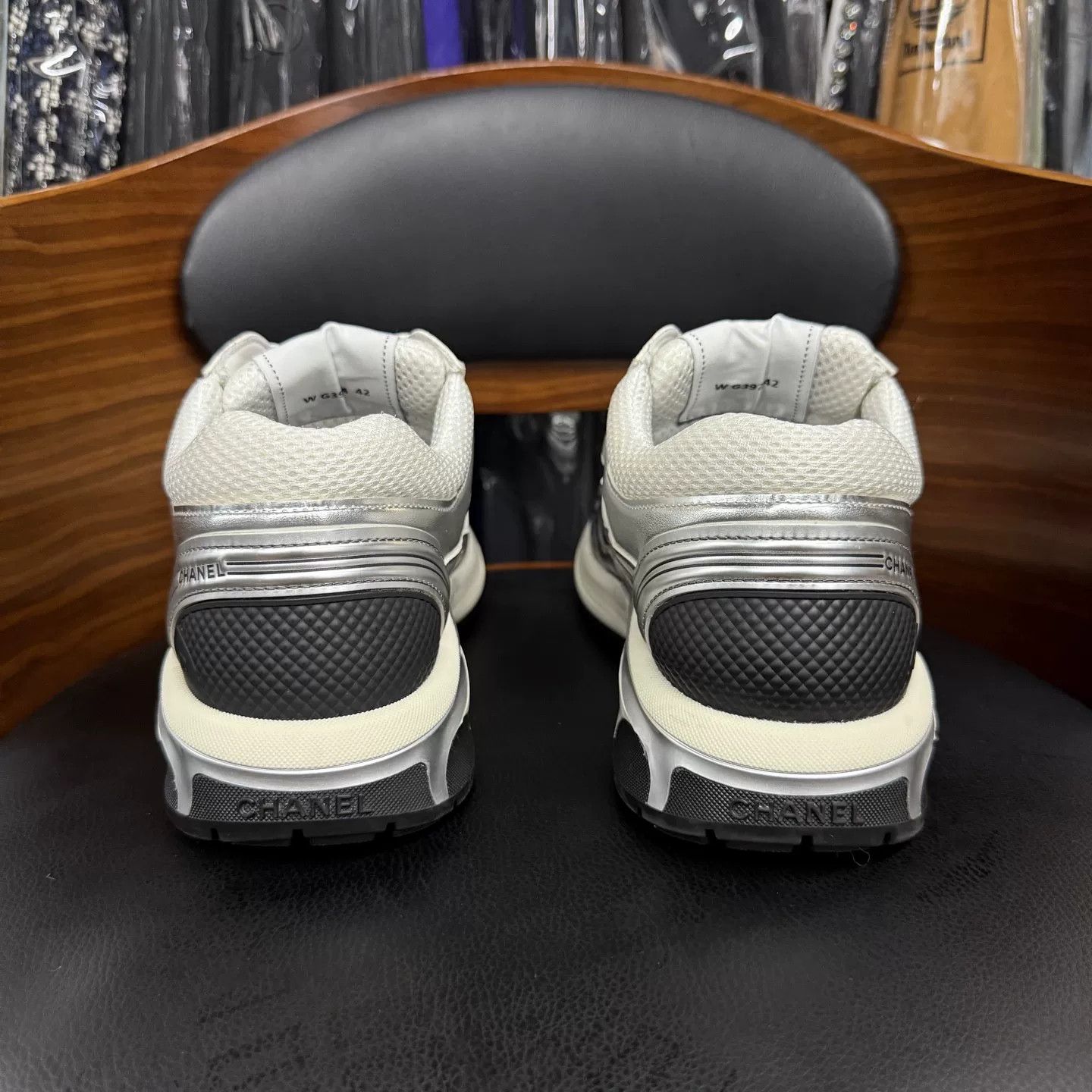 Chanel Chanel Silver Sneakers Size US 9 / EU 42 - 3 Thumbnail