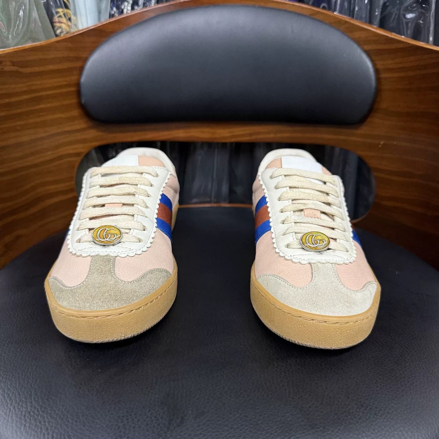 Gucci Gucci G74 Web Training Shoes Size US 8.5 / IT 38.5 - 2 Thumbnail