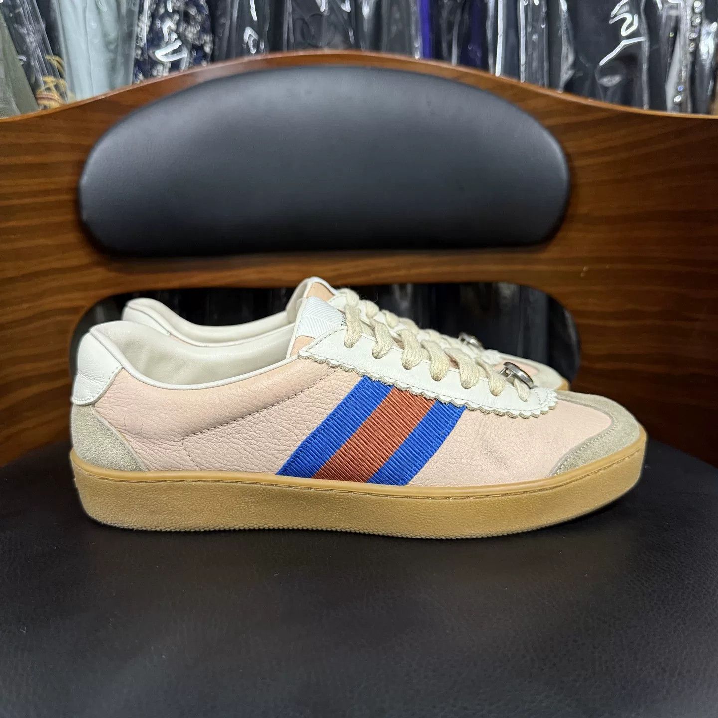 Gucci Gucci G74 Web Training Shoes Size US 8.5 / IT 38.5 - 4 Thumbnail