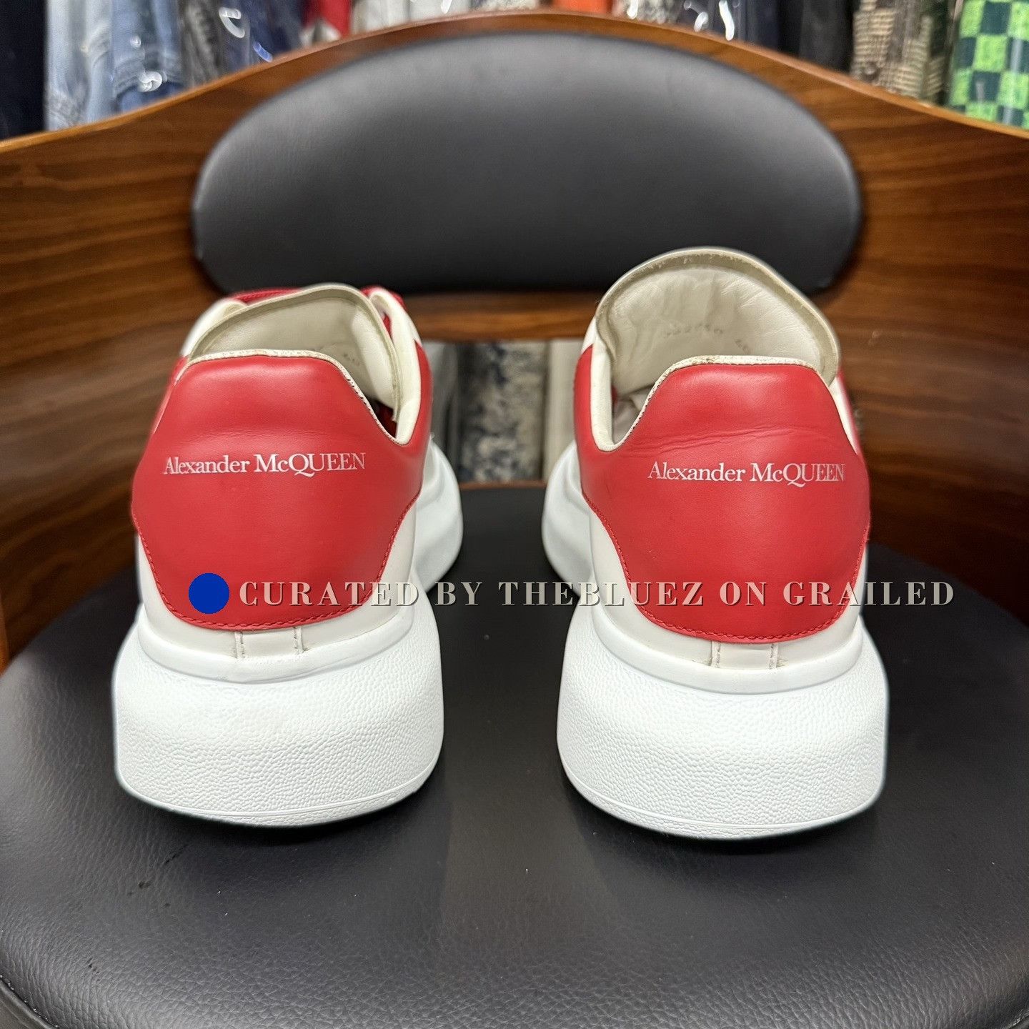 Alexander McQueen McQueen White Red Diamond VIP Limited Size US 9 / IT 39 - 3 Thumbnail