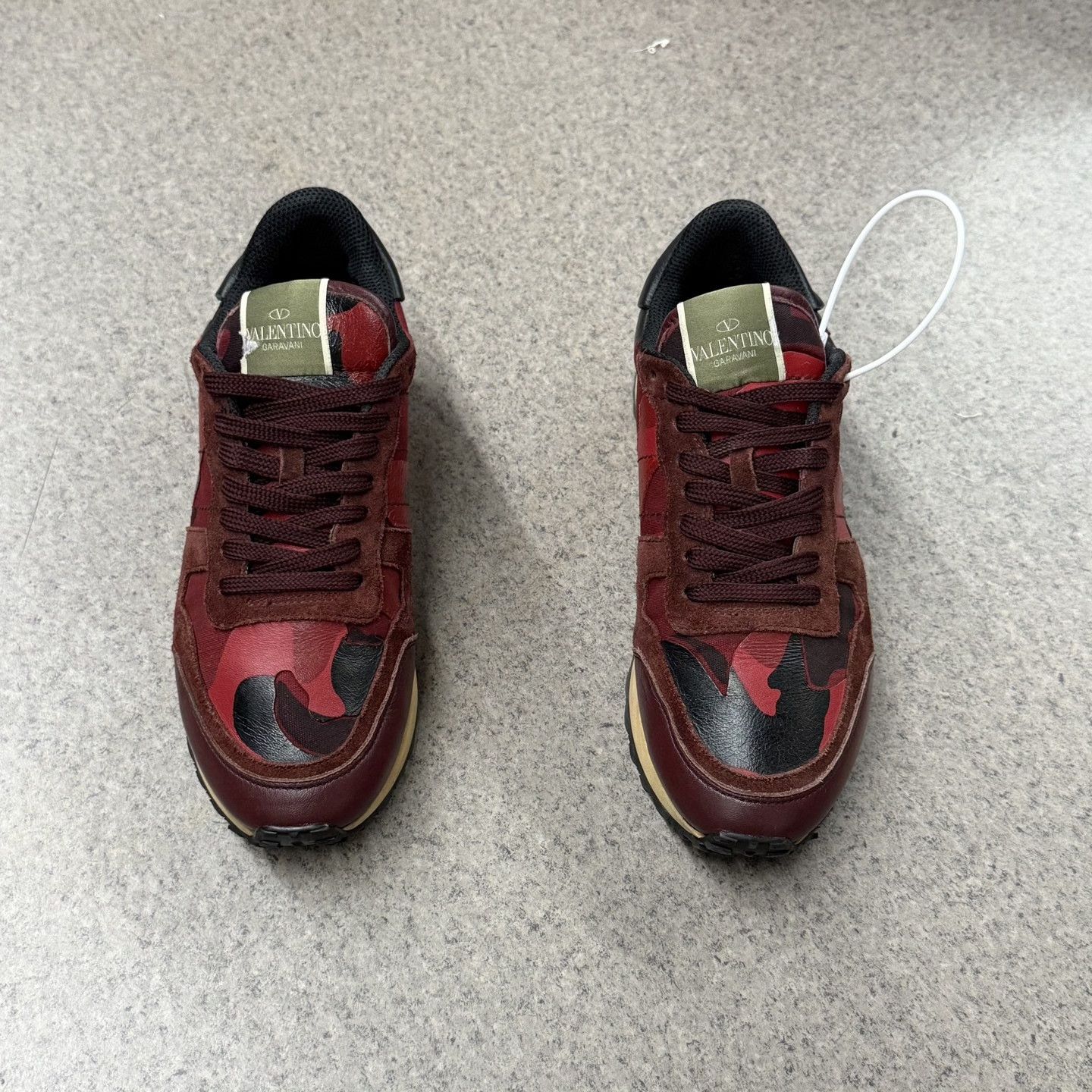 Valentino Valentino Red Studded Sneakers Size US 7 / IT 37 - 5 Thumbnail