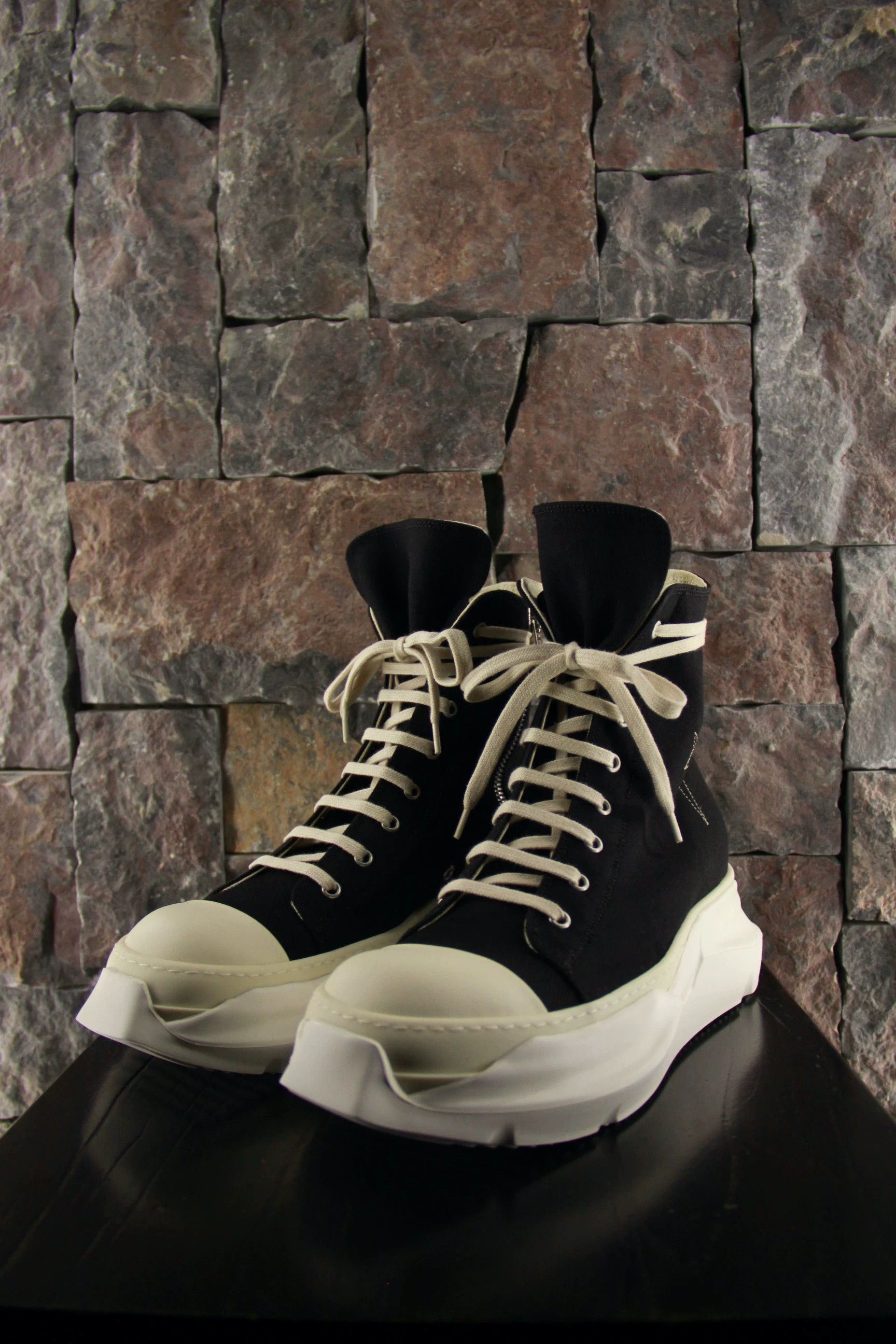 Rick Owens Rick Owens White Hitop Sneakers Women us_6 Size US 6 / IT 36 - 3 Thumbnail