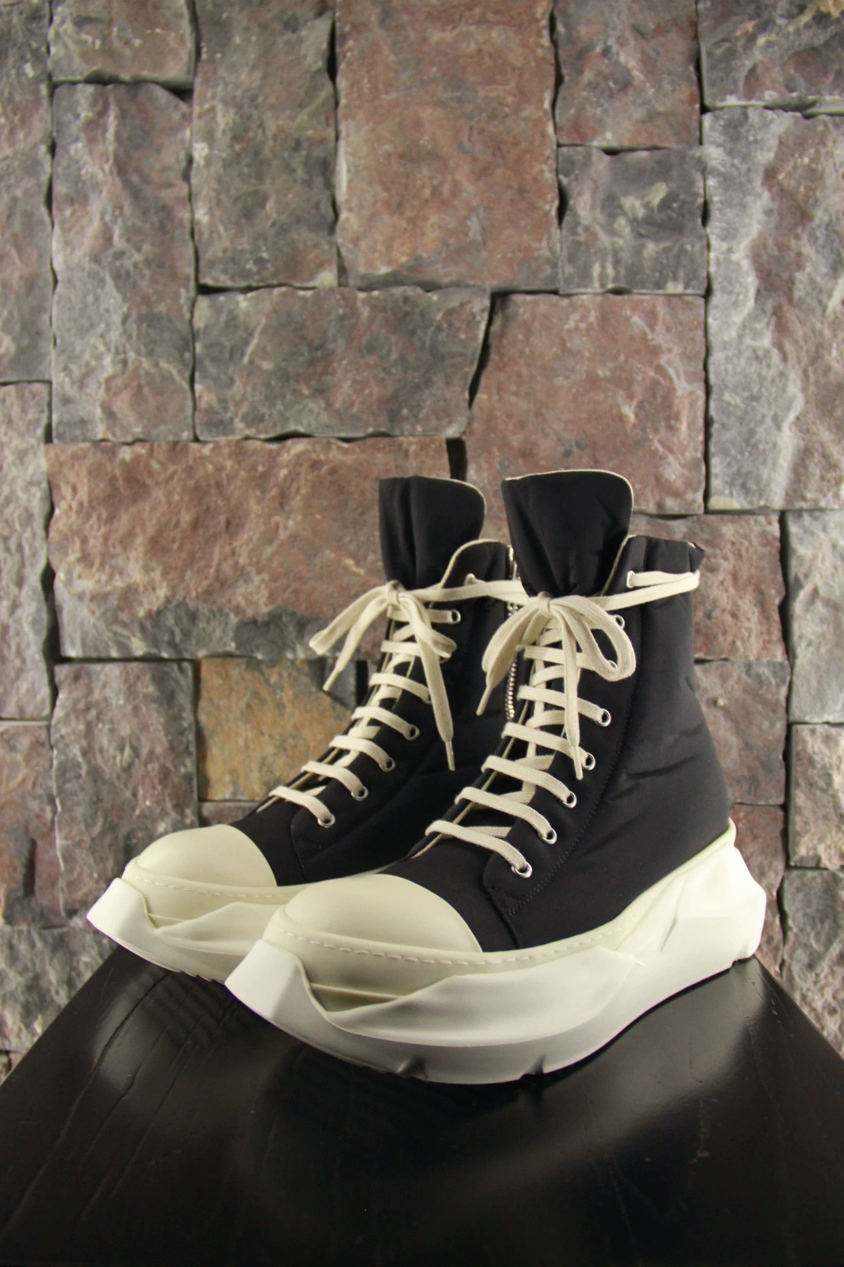 Rick Owens Rick Owens White Hitop Sneakers Men 8 Size US 8 / EU 41 - 4 Thumbnail