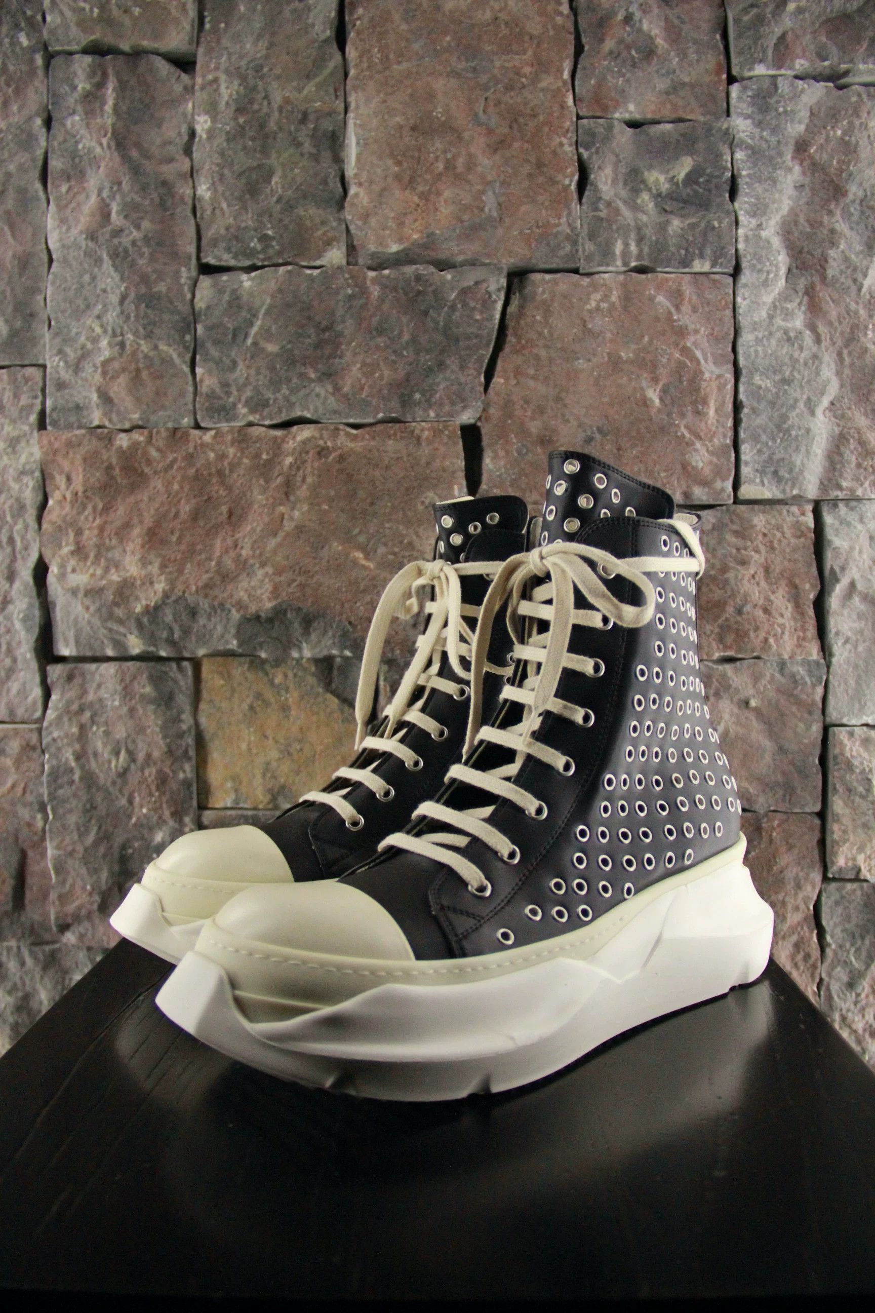 Rick Owens Rick Owens White Hitop Sneakers Men 10 Size US 10 / EU 43 - 4 Thumbnail