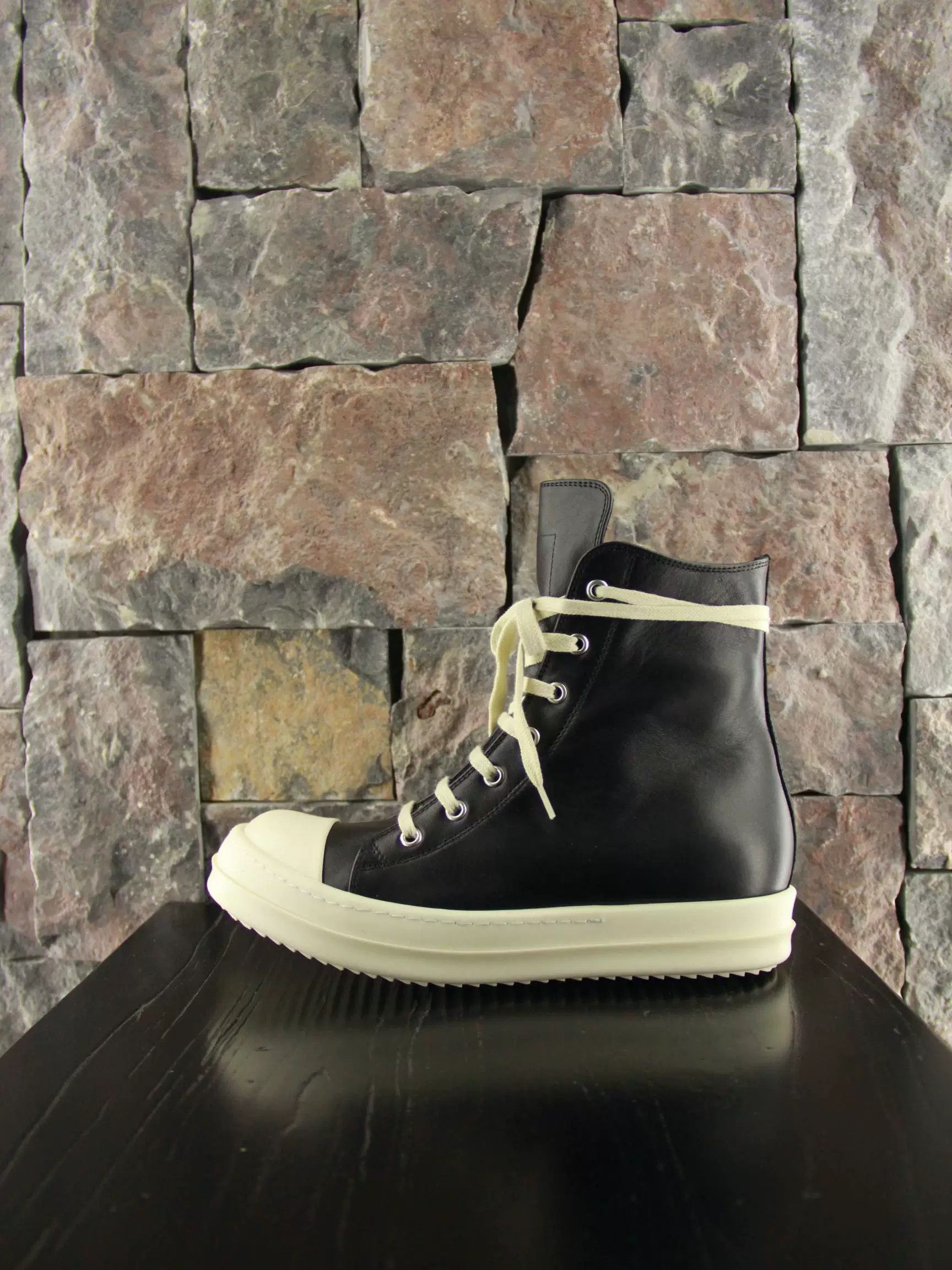 Rick Owens Rick Owens Black Hitop Sneakers Women us_5 Size US 5 / IT 35 - 4 Thumbnail