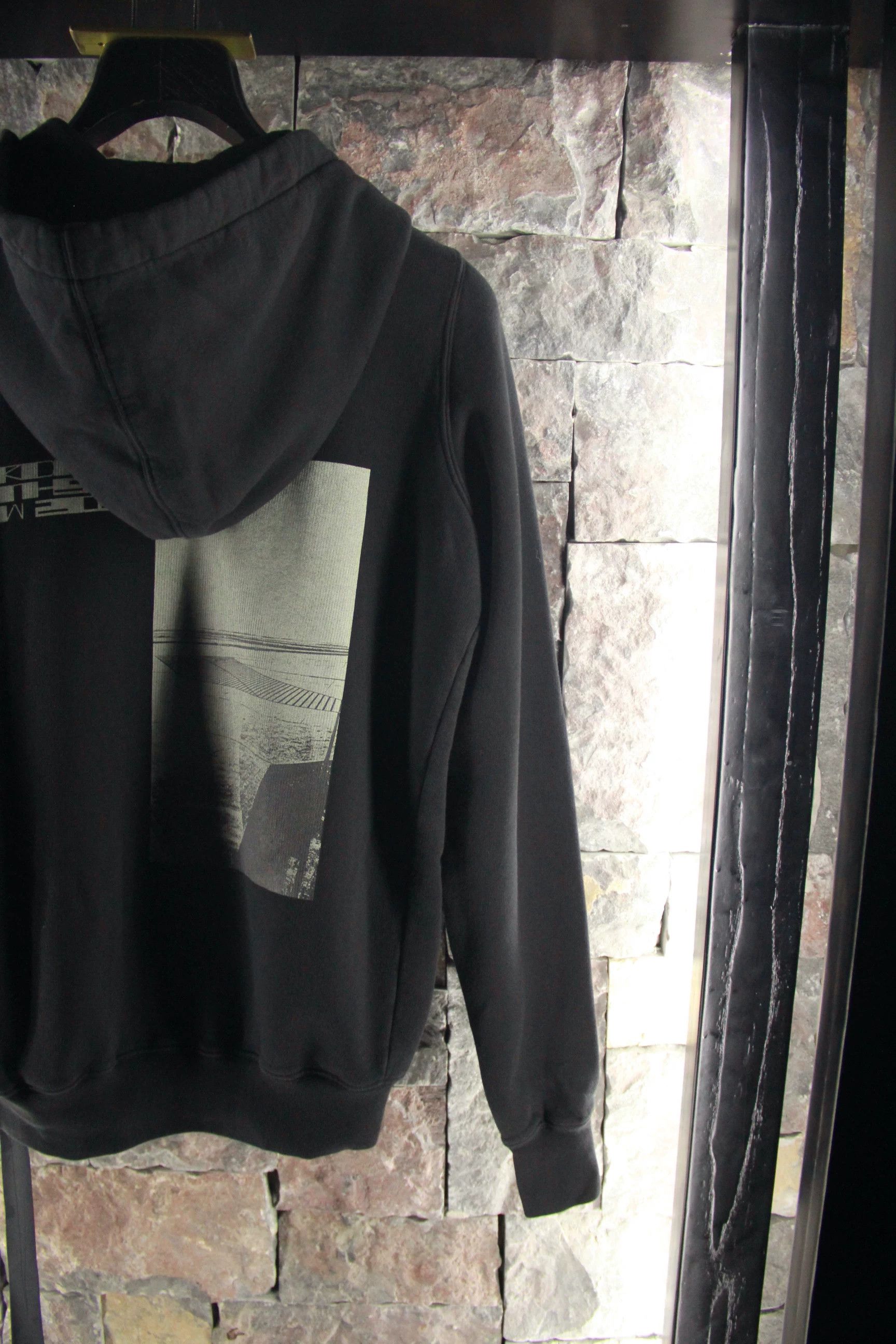 Rick Owens Rick Owens White Hoodie Men s Size US S / EU 44-46 / 1 - 4 Thumbnail