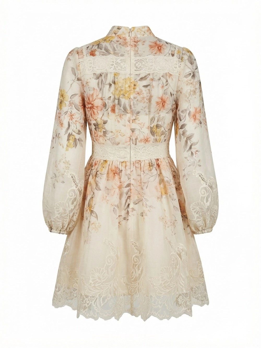 Zimmermann `Luna` Lace Lantern Dress Size M / US 6-8 / IT 42-44 - 2 Thumbnail