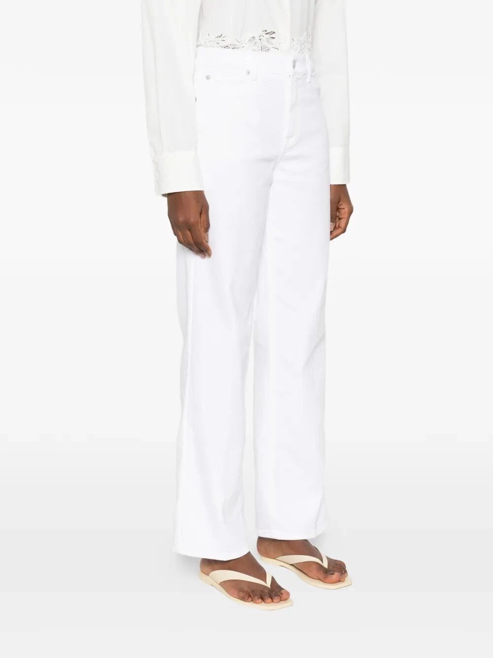 7 For All Mankind STOVEPIPE STRAIGHT Soleil Size 28" / US 6 / IT 42 - 4 Thumbnail