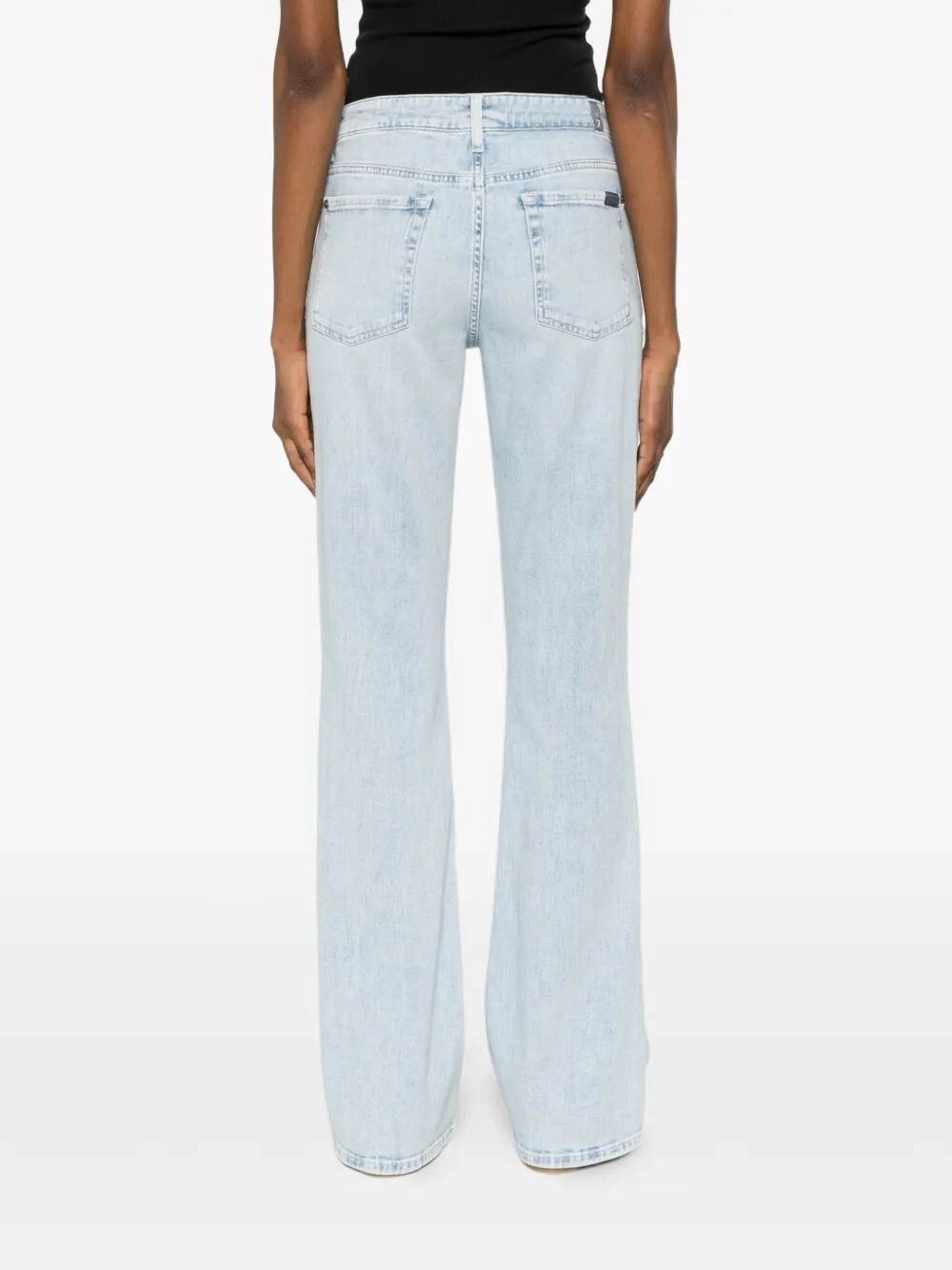 7 For All Mankind THE LEGGY BOOTCUT Dewdrop Size 28" / US 6 / IT 42 - 4 Thumbnail