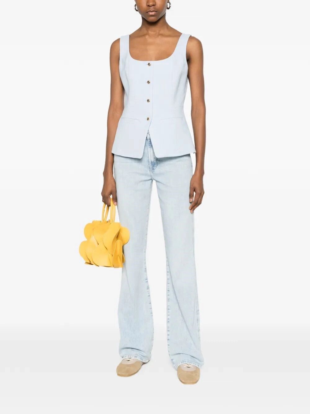 7 For All Mankind THE LEGGY BOOTCUT Dewdrop Size 28" / US 6 / IT 42 - 2 Thumbnail