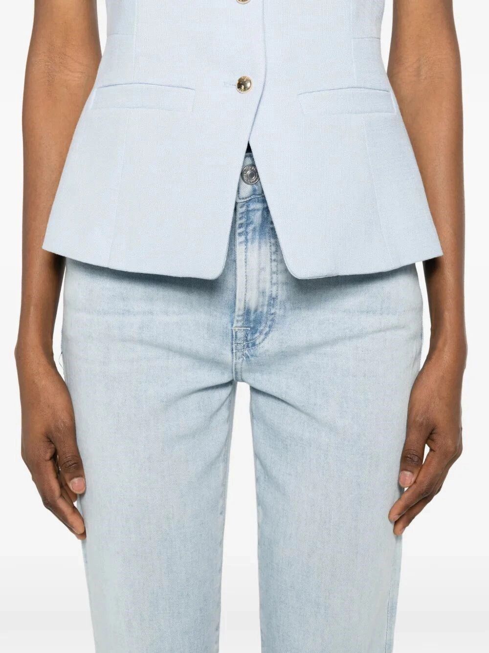 7 For All Mankind THE LEGGY BOOTCUT Dewdrop Size 28" / US 6 / IT 42 - 3 Thumbnail