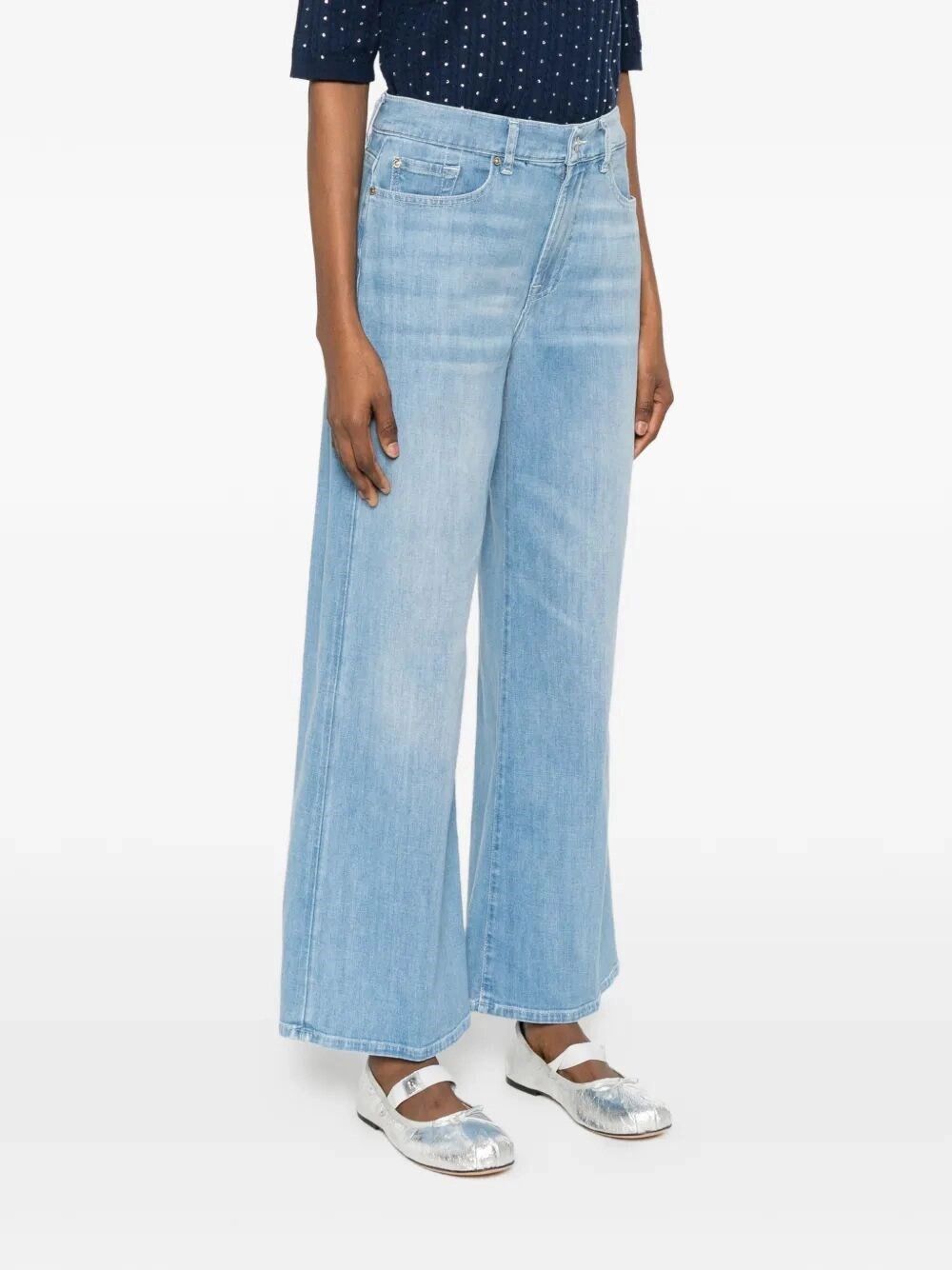 7 For All Mankind LOTTA ANKLE Glisten Size 26" / US 2 / IT 38 - 3 Thumbnail