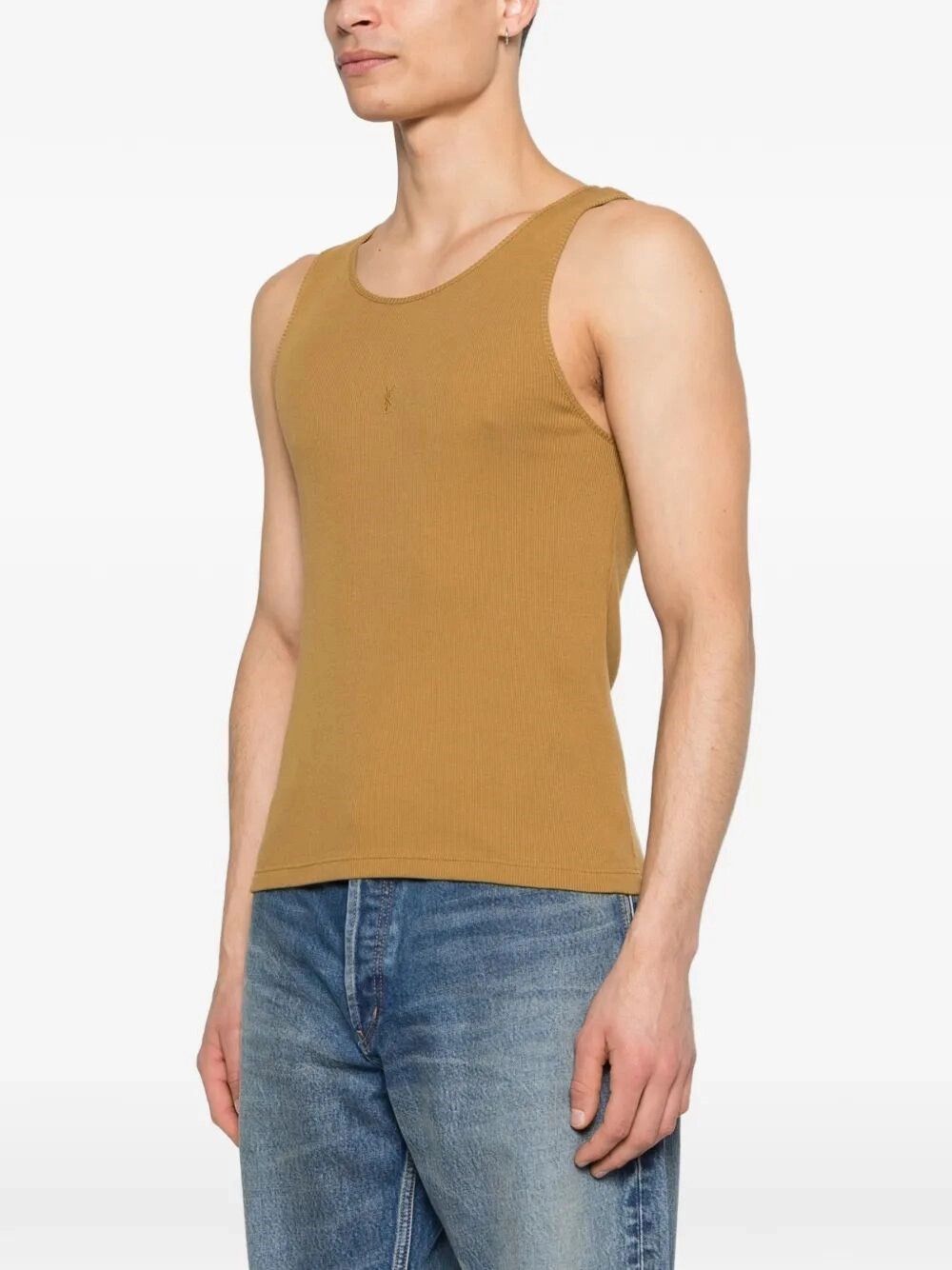 Saint Laurent Paris Embroidered Tank Top Size US M / EU 48-50 / 2 - 5 Thumbnail
