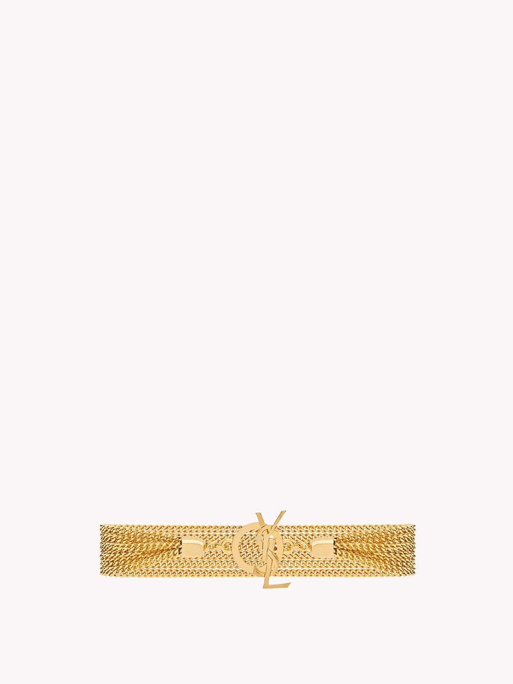 Saint Laurent Paris `Cassandre` Chain Bracelet Size ONE SIZE - 2 Thumbnail