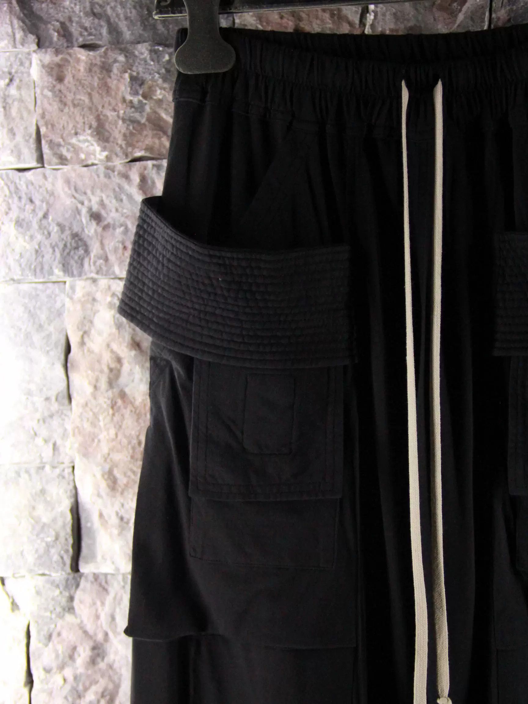 Rick Owens Rick Owens Black Casual Pants Men 28 Size US 28 / EU 44 - 3 Thumbnail
