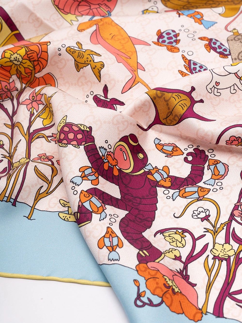 Gucci `Submarine` Foulard Size ONE SIZE - 3 Thumbnail