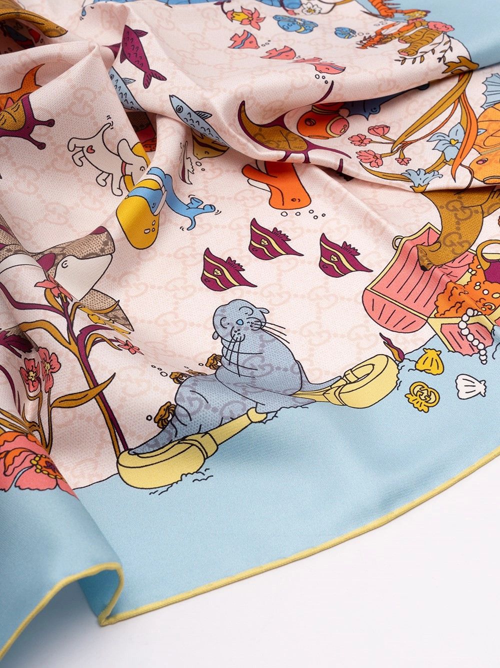 Gucci `Submarine` Foulard Size ONE SIZE - 5 Thumbnail
